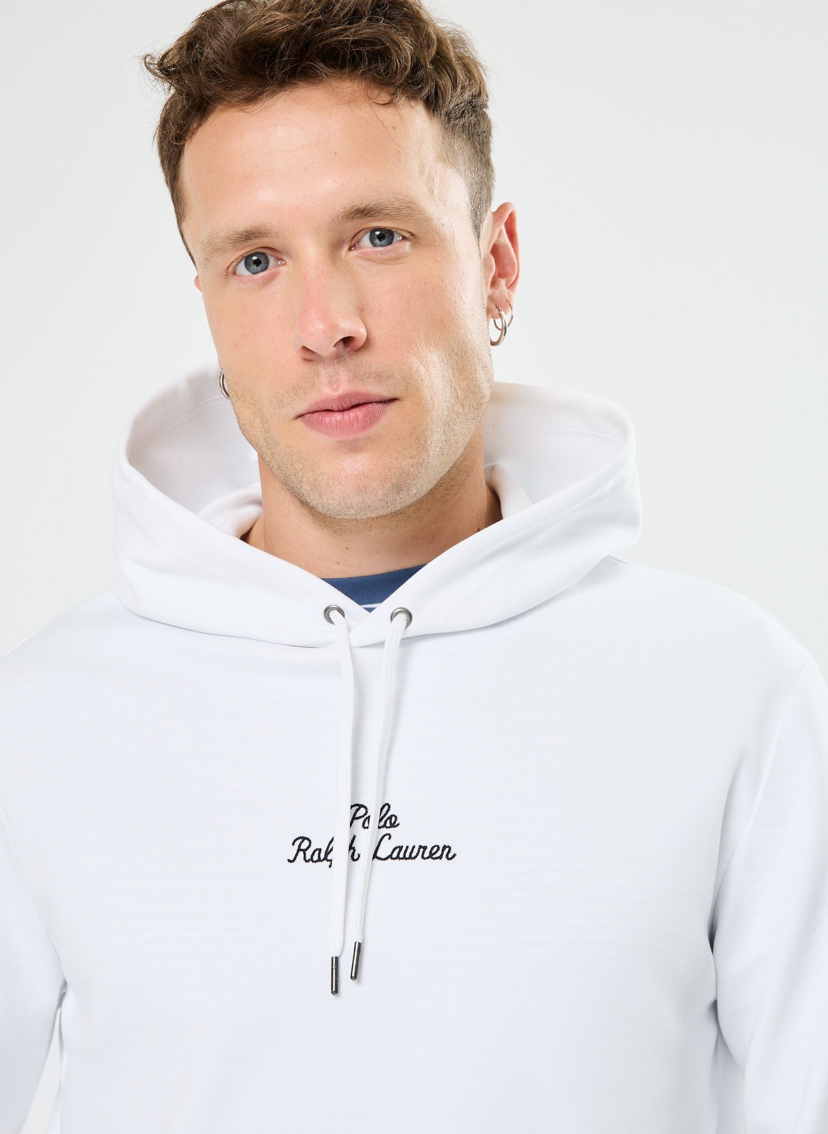Hoodies Sweat À Capuche Maille Double Logo 71093 heren wit Polo Ralph Lauren Hoodies Sweat À Capuche Maille Double Logo 71093 heren wit WHITE
