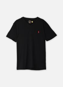 Tee-shirts manches courtes T-Shirt Col V Ajusté En Jersey 710671453 homme noir Polo Ralph Lauren Tee-shirts manches courtes T-Shirt Col V Ajusté En Jersey 710671453 homme noir RL BLACK