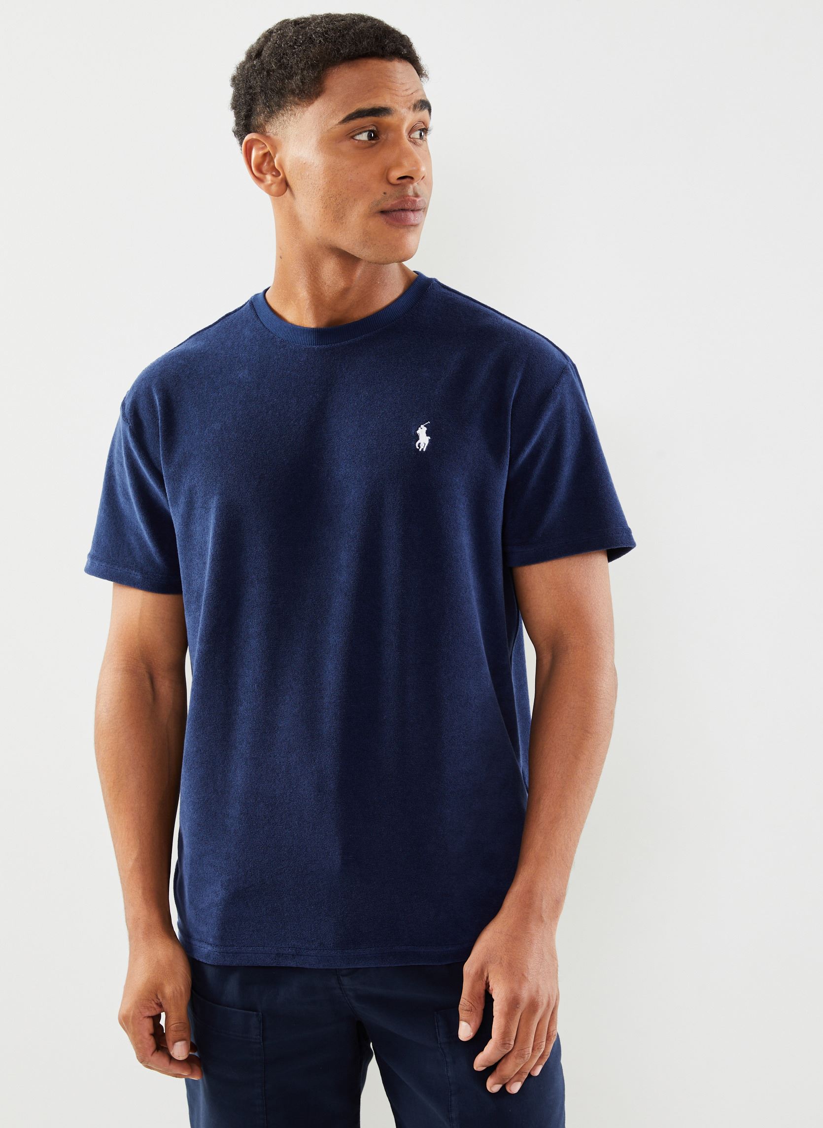 Vêtements Polo Ralph Lauren T Shirt Coupe Classique Molleton Éponge pour Accessoires - vue 2