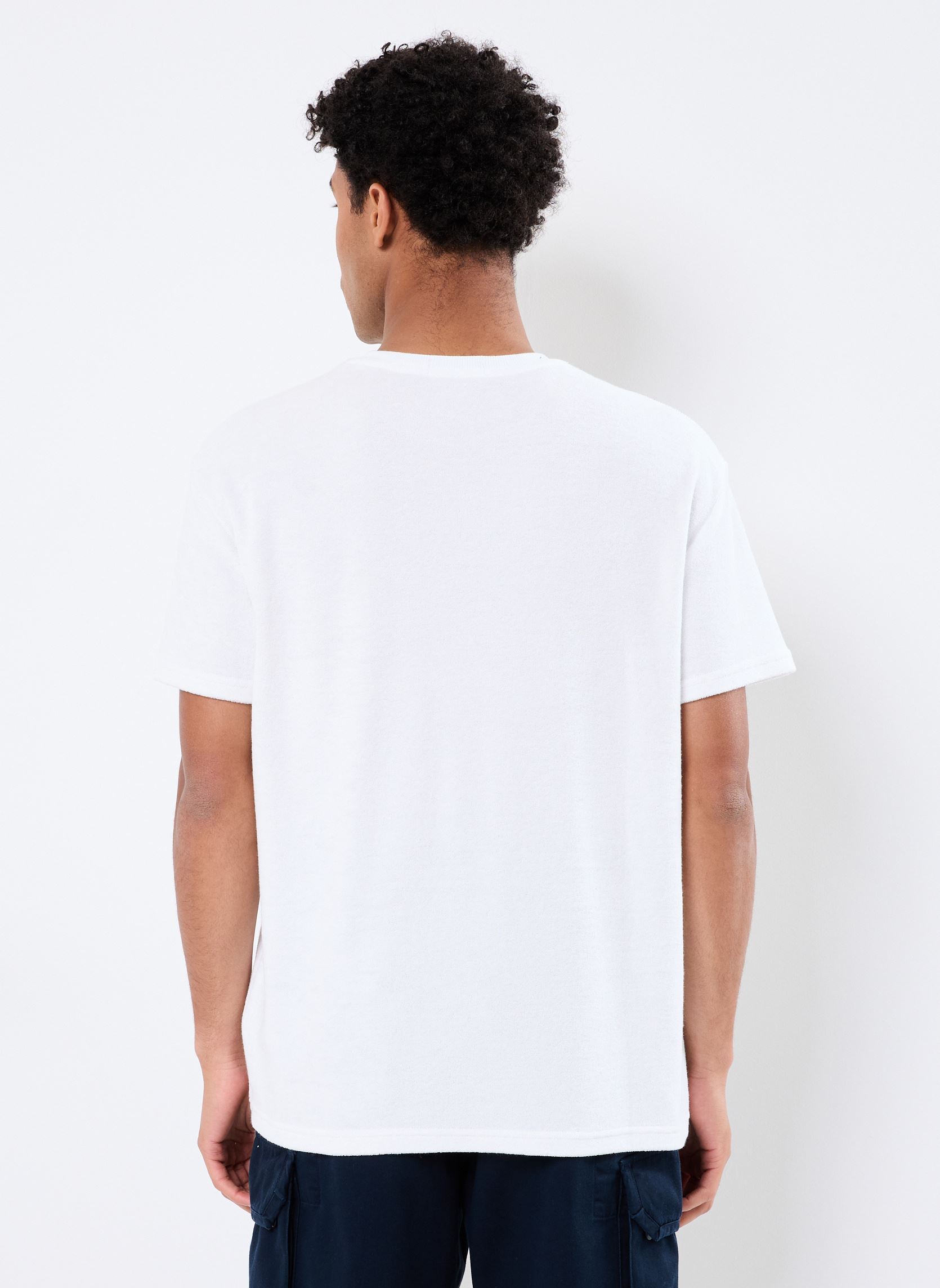 T-shirts met korte mouwen T-Shirt Coupe Classique Molleton Éponge heren wit Polo Ralph Lauren T-shirts met korte mouwen T-Shirt Coupe Classique Molleton Éponge heren wit WHITE