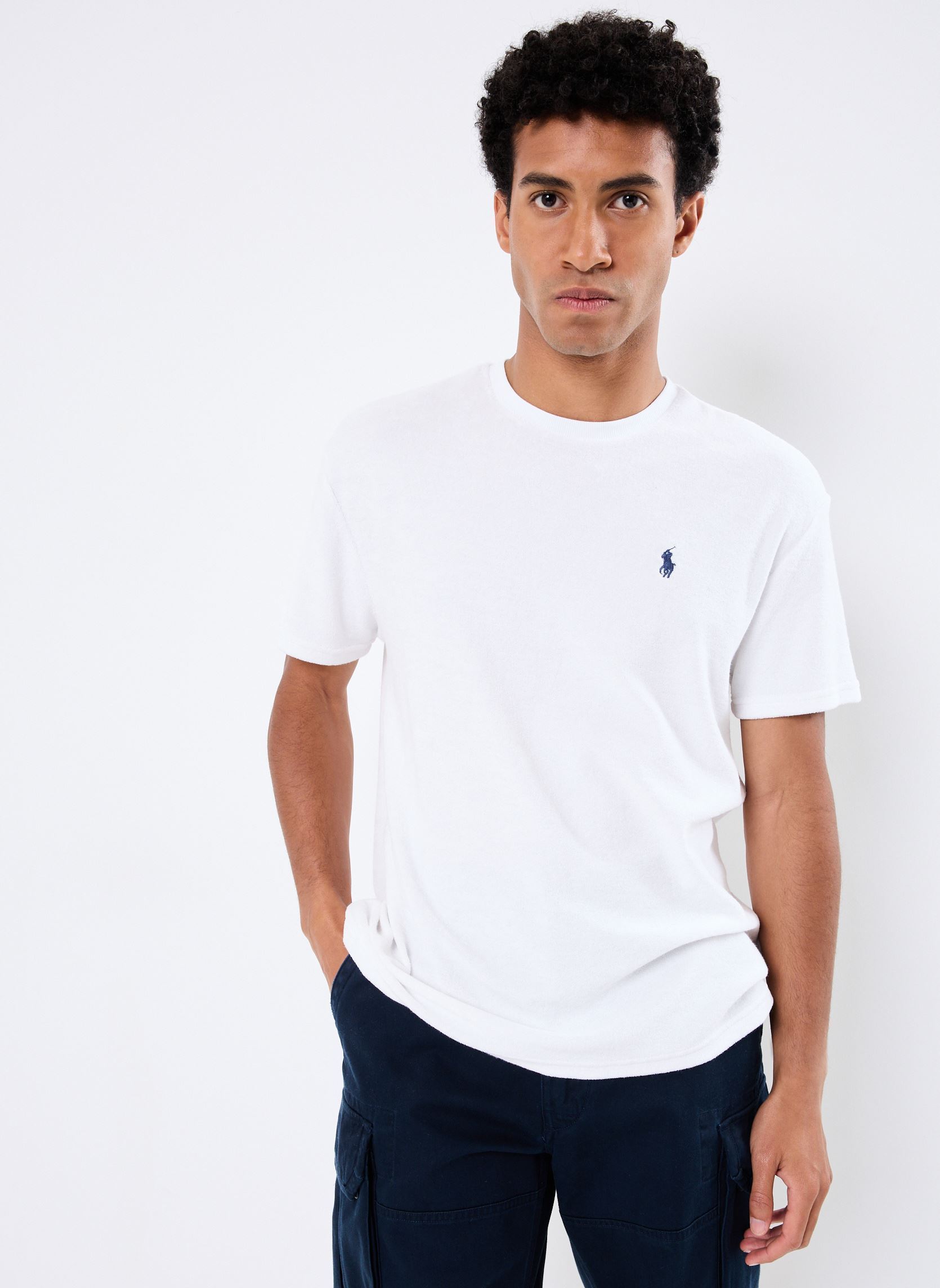 Vêtements Polo Ralph Lauren T Shirt Coupe Classique Molleton Éponge pour Accessoires - vue 3