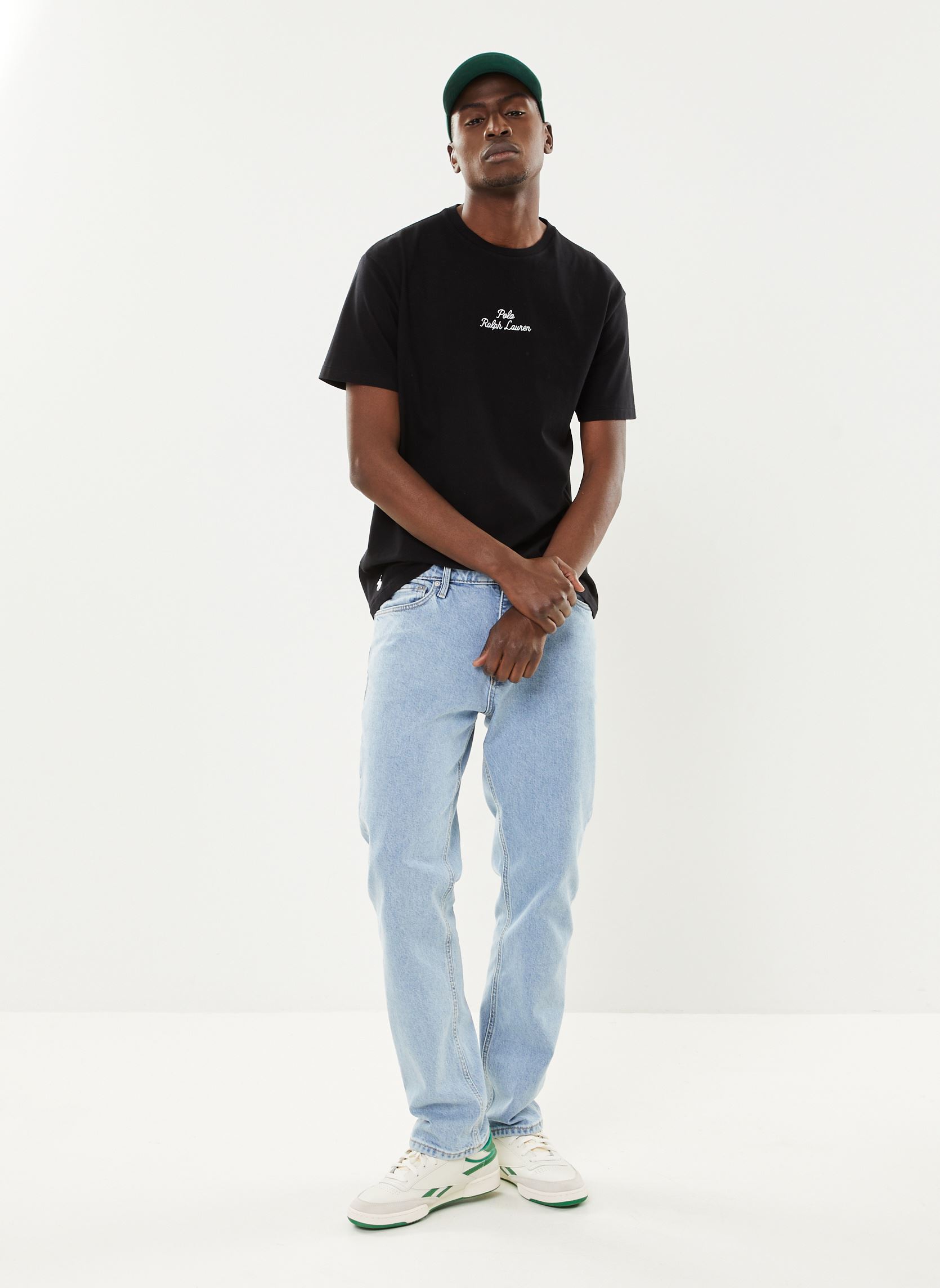 T-shirts met korte mouwen T-Shirt Coupe Classique À Logo En Jersey heren zwart Polo Ralph Lauren T-shirts met korte mouwen T-Shirt Coupe Classique À Logo En Jersey heren zwart Polo black