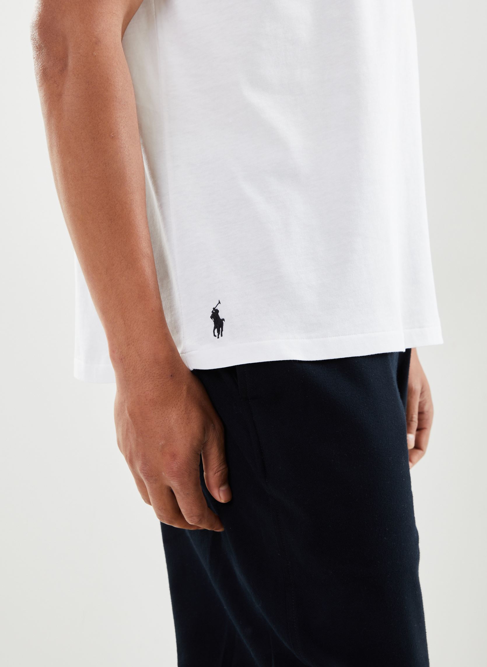 T-shirts met korte mouwen T-Shirt Coupe Classique À Logo En Jersey heren wit Polo Ralph Lauren T-shirts met korte mouwen T-Shirt Coupe Classique À Logo En Jersey heren wit White