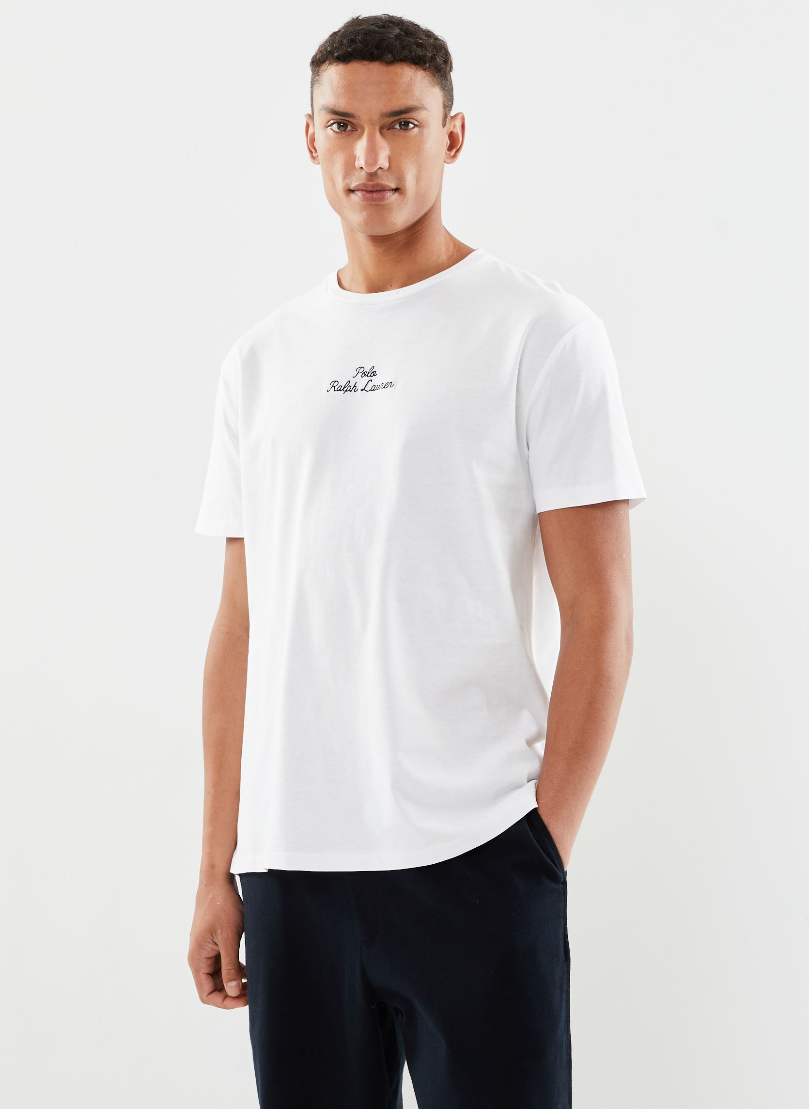 Vêtements Polo Ralph Lauren T Shirt Coupe Classique À Logo En Jersey 710936585 pour Homme