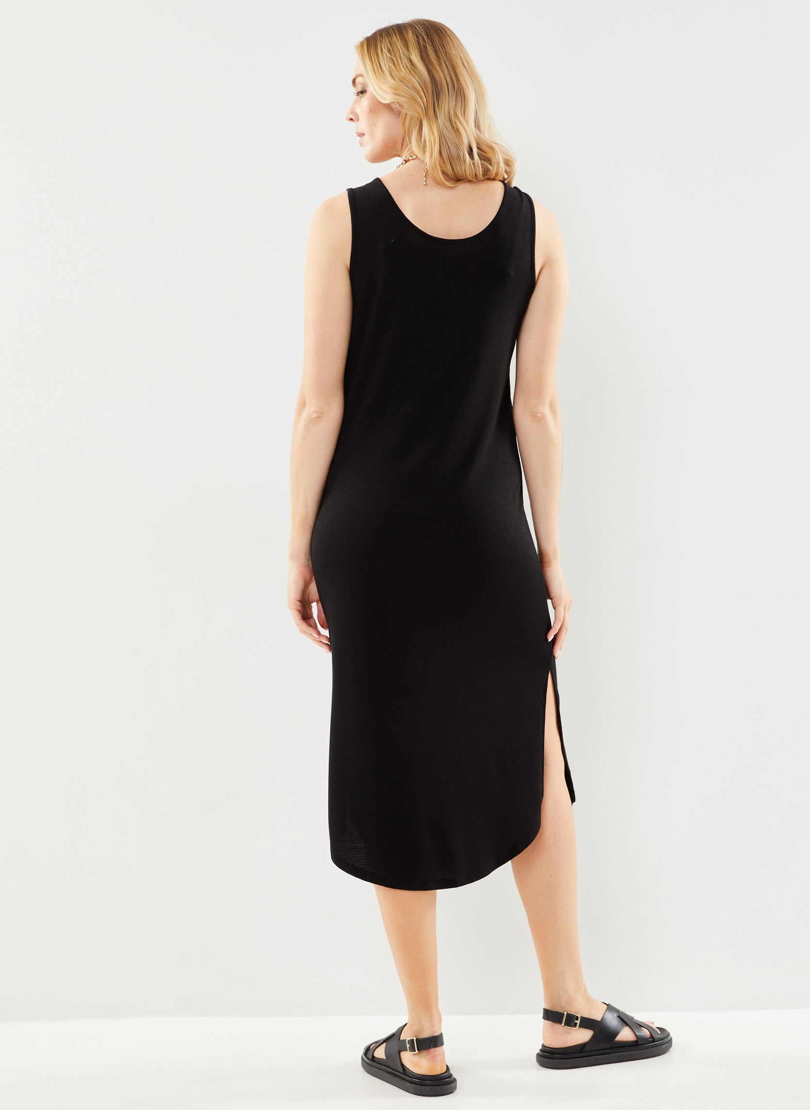 Robes Pcbillo Tank Midi Dress Lurex Noos Bc femme noir Pieces Robes Pcbillo Tank Midi Dress Lurex Noos Bc femme noir Black