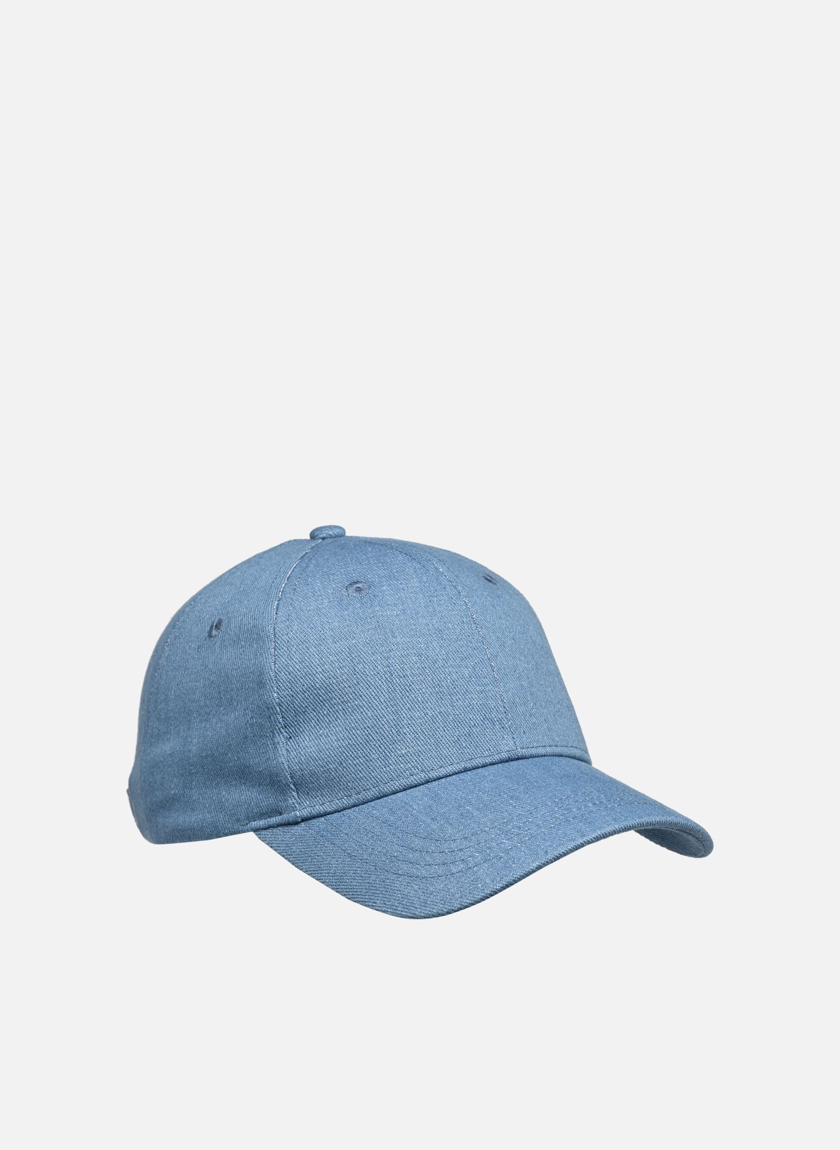 Casquettes Pcmoki Cap Fc femme bleu Pieces Casquettes Pcmoki Cap Fc femme bleu Light Blue Denim