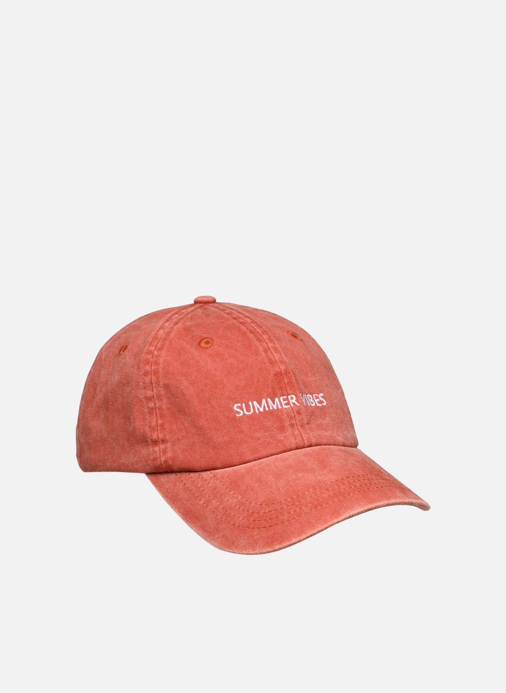 Petten Pcmoki Cap Fc dames rood Pieces Petten Pcmoki Cap Fc dames rood Mineral Red