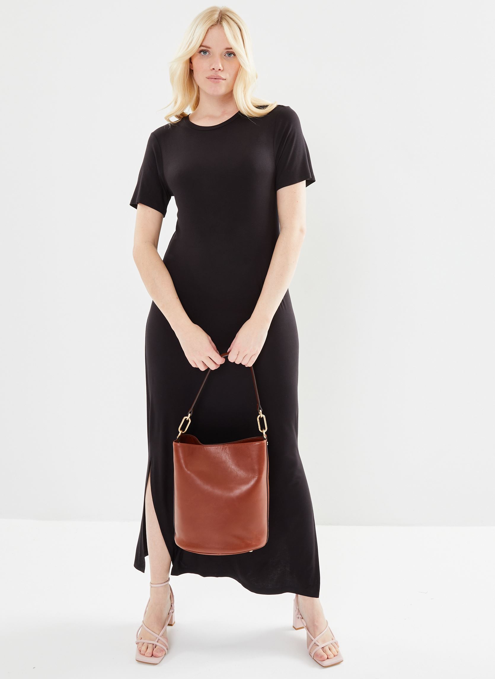 PIECES Pcsienna SS Dress Noos BC – Vestito Donna – Modello Danese – Abito Essenziale E Alla Moda - 2