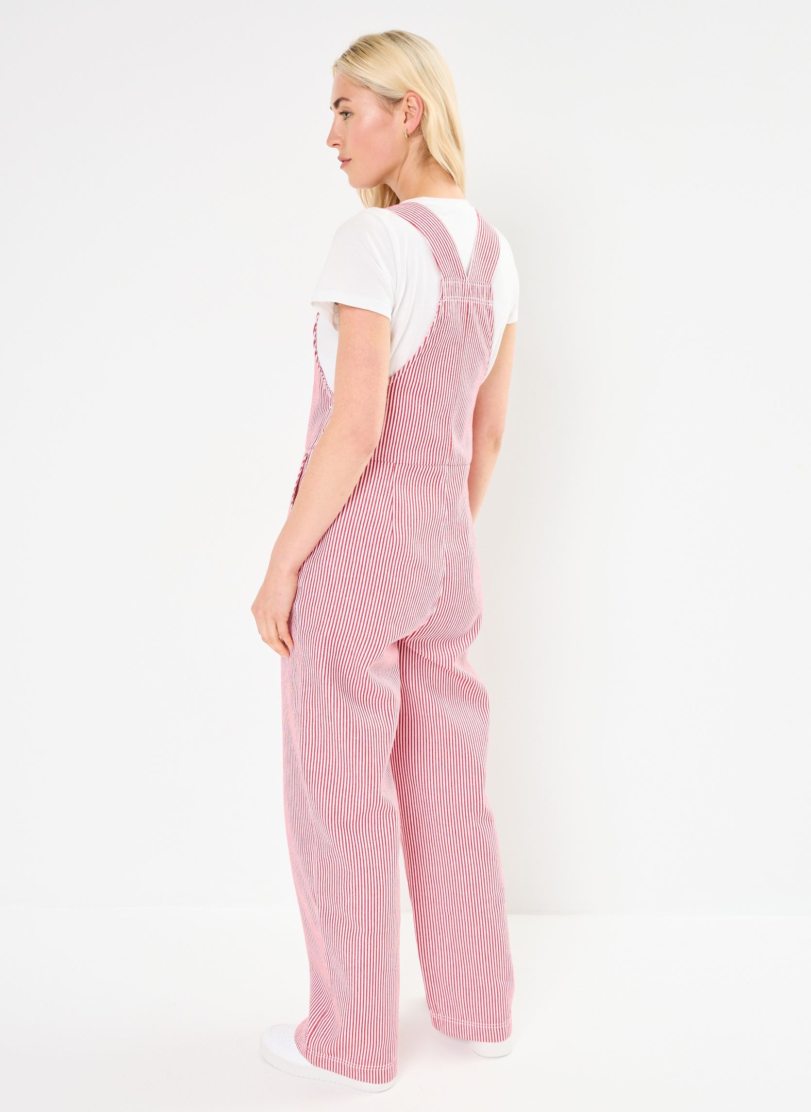 Latzhosen Pcallo Dungeree damen rot Pieces Latzhosen Pcallo Dungeree damen rot Salsa