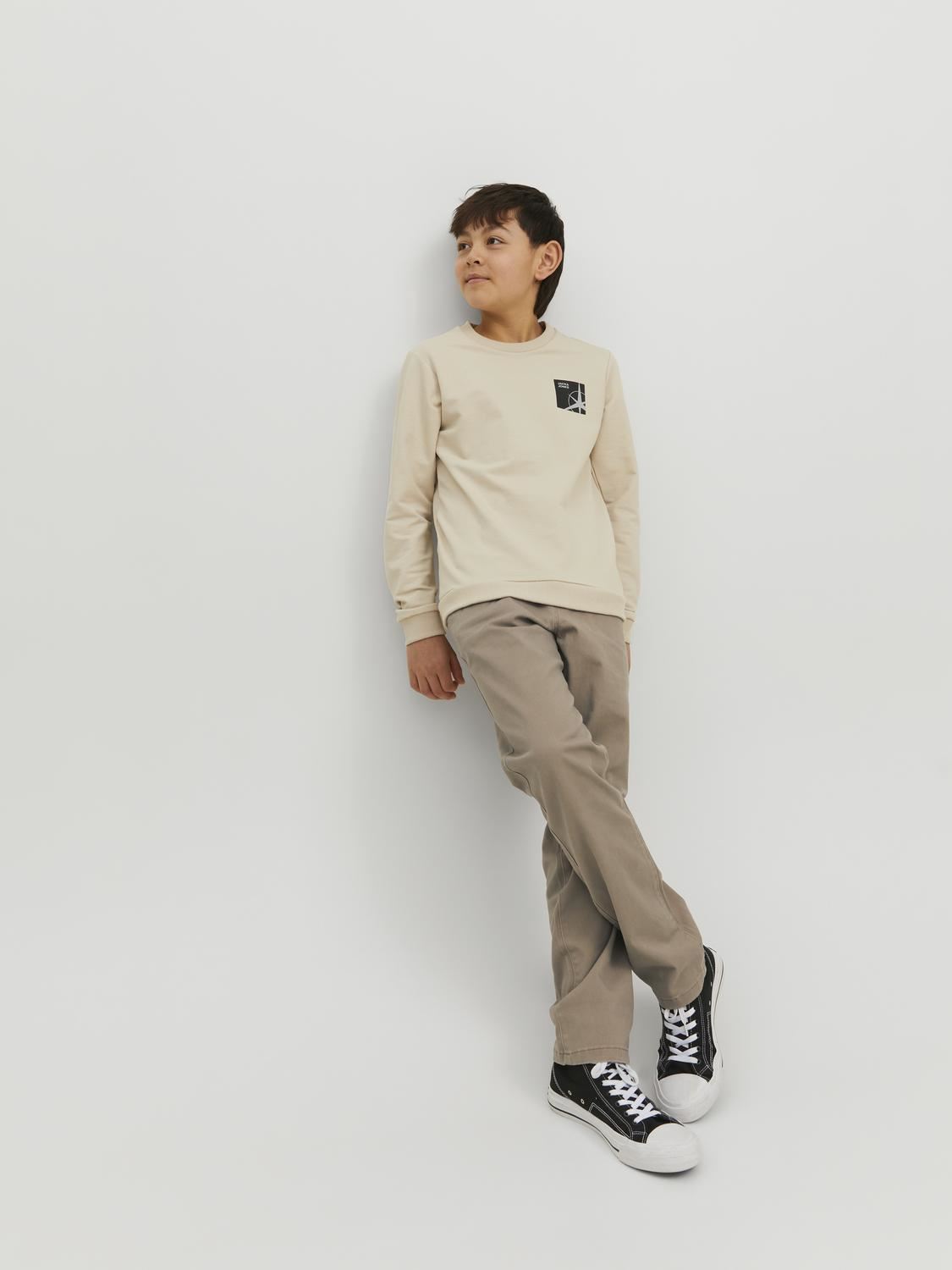 Pantalons Jpstmarco Jjdave Noos Jnr garçon beige Jack & Jones Pantalons Jpstmarco Jjdave Noos Jnr garçon beige Beige