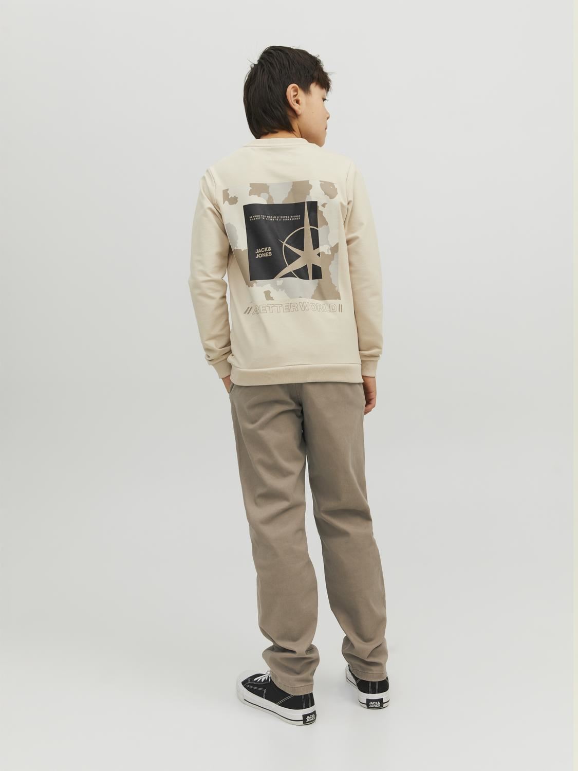 Pantalons Jpstmarco Jjdave Noos Jnr garçon beige Jack & Jones Pantalons Jpstmarco Jjdave Noos Jnr garçon beige Beige