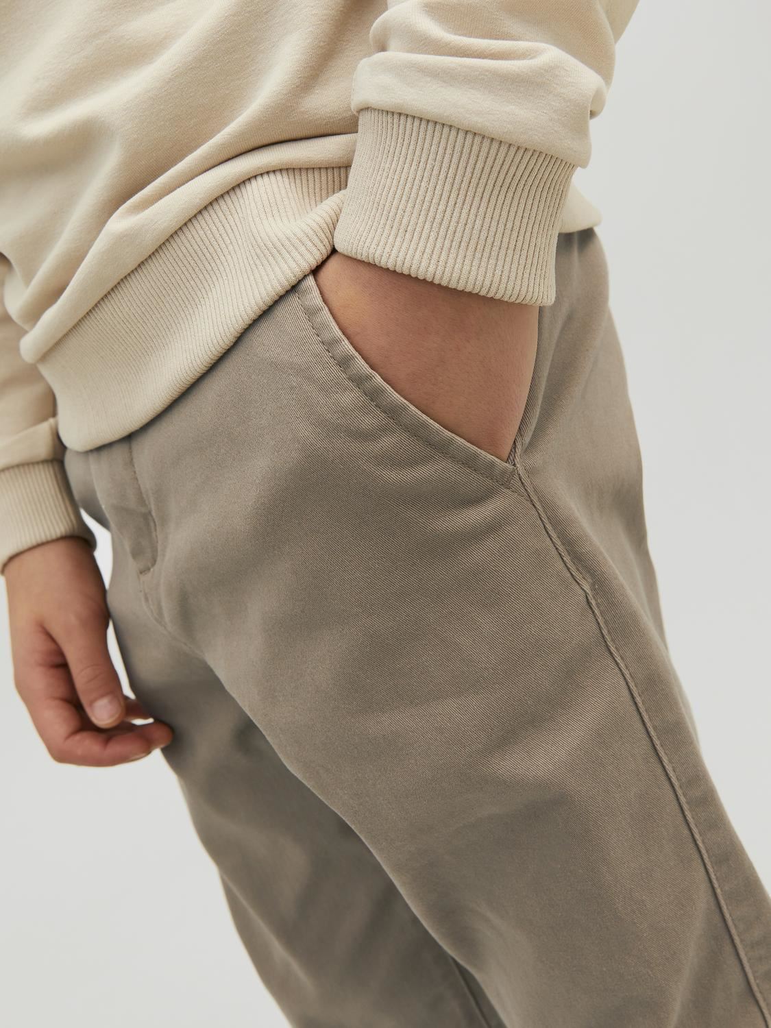 Pantalons Jpstmarco Jjdave Noos Jnr garçon beige Jack & Jones Pantalons Jpstmarco Jjdave Noos Jnr garçon beige Beige