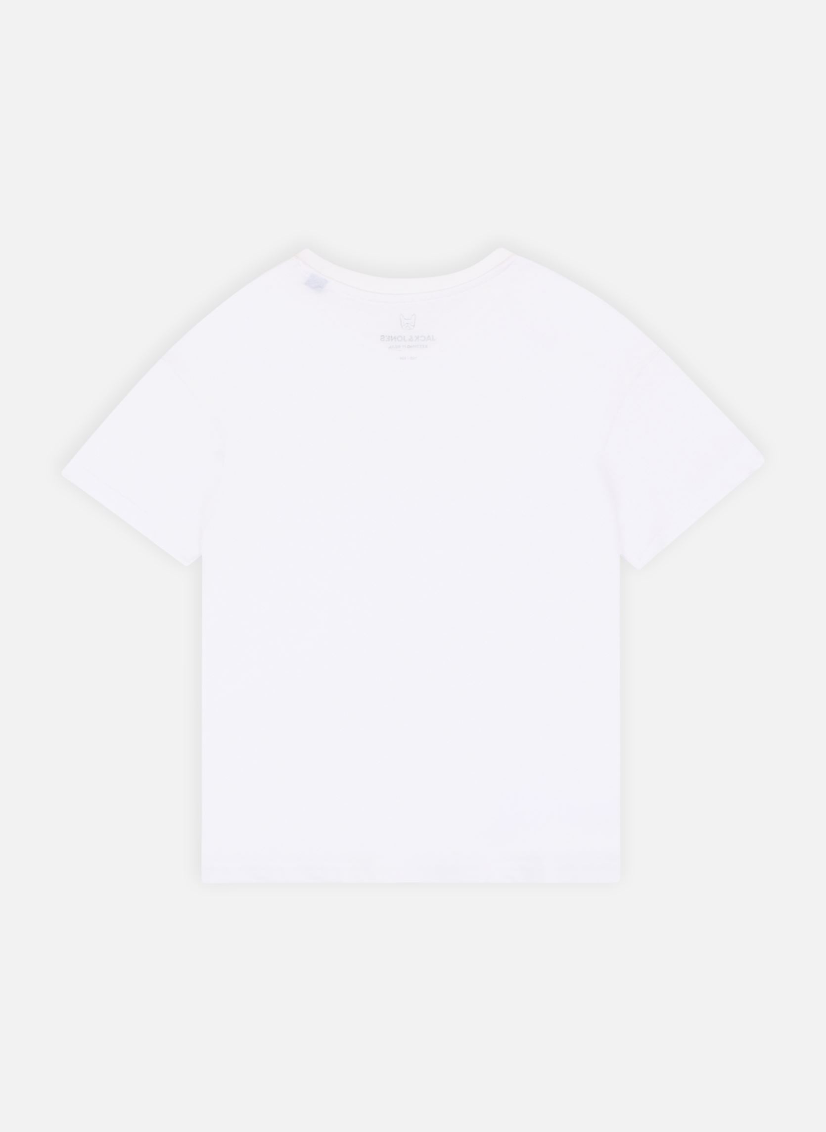 Tee-shirts manches courtes Jjcory Tee Ss Crew Neck Jnr garçon blanc Jack & Jones Tee-shirts manches courtes Jjcory Tee Ss Crew Neck Jnr garçon blanc WHITE