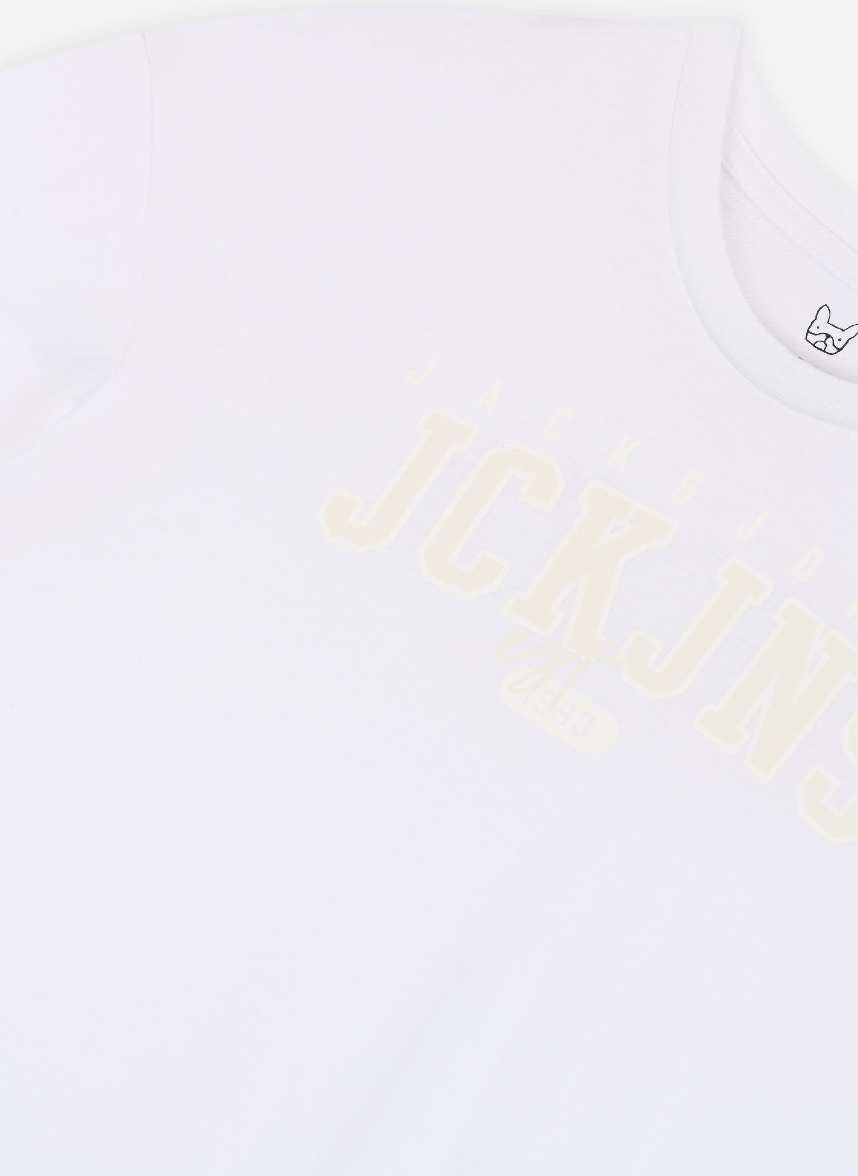 Tee-shirts manches courtes Jjcory Tee Ss Crew Neck Jnr garçon blanc Jack & Jones Tee-shirts manches courtes Jjcory Tee Ss Crew Neck Jnr garçon blanc WHITE