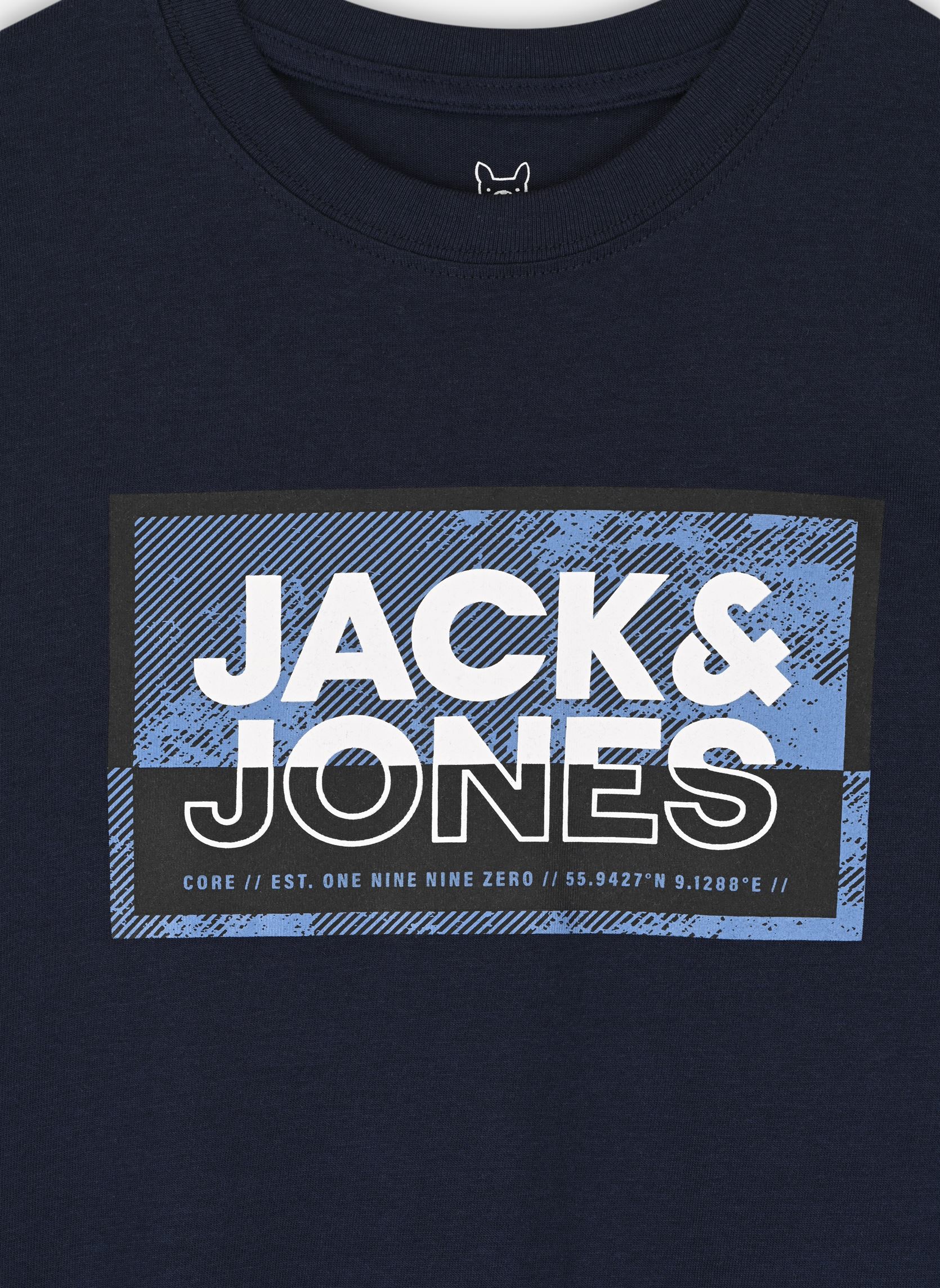 Tee-shirts Jcologan Tee Ss Crew Neck Ss24 Jnr garçon bleu Jack & Jones Tee-shirts Jcologan Tee Ss Crew Neck Ss24 Jnr garçon bleu NAVY BLAZER