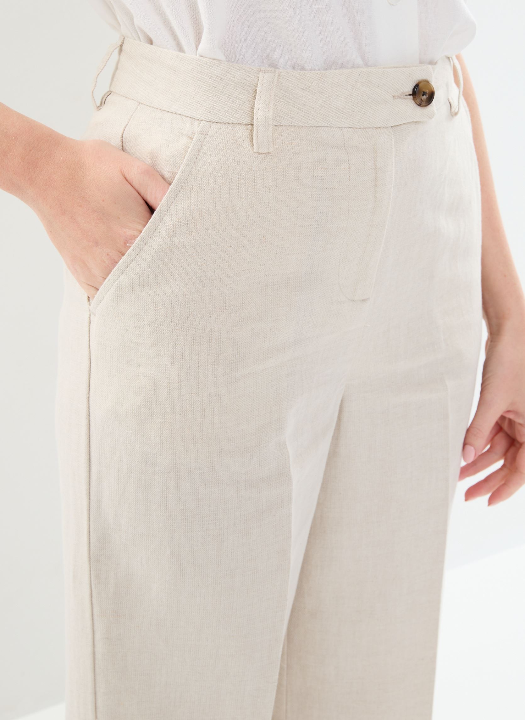 Pantalons larges PALONA femme beige Georgia Rose Pantalons larges PALONA femme beige BEIGE