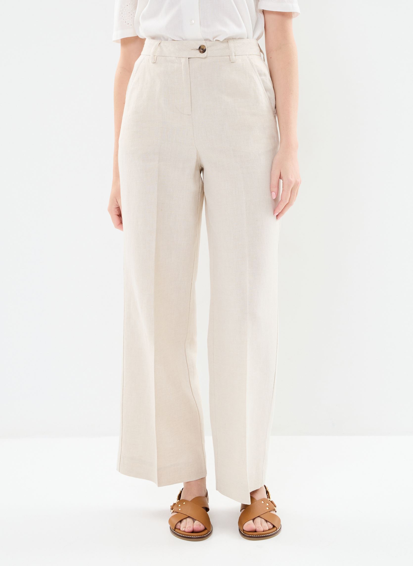 Pantalons larges PALONA femme beige Georgia Rose Pantalons larges PALONA femme beige BEIGE