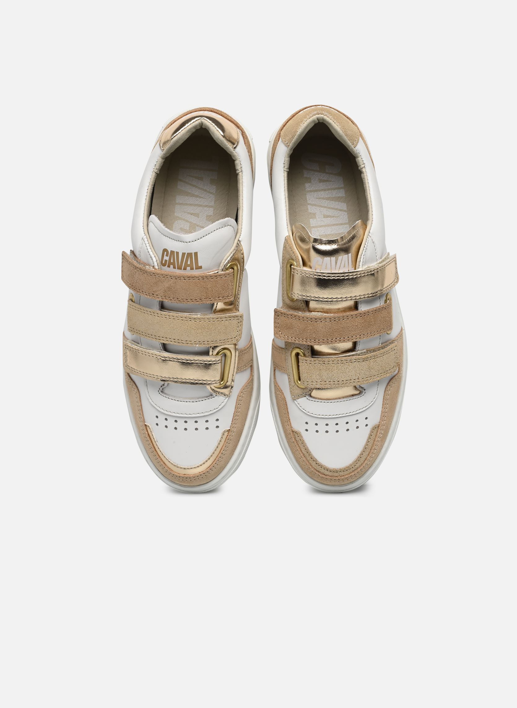 Baskets VELCROS femme blanc Caval Baskets VELCROS femme blanc Gold Digger