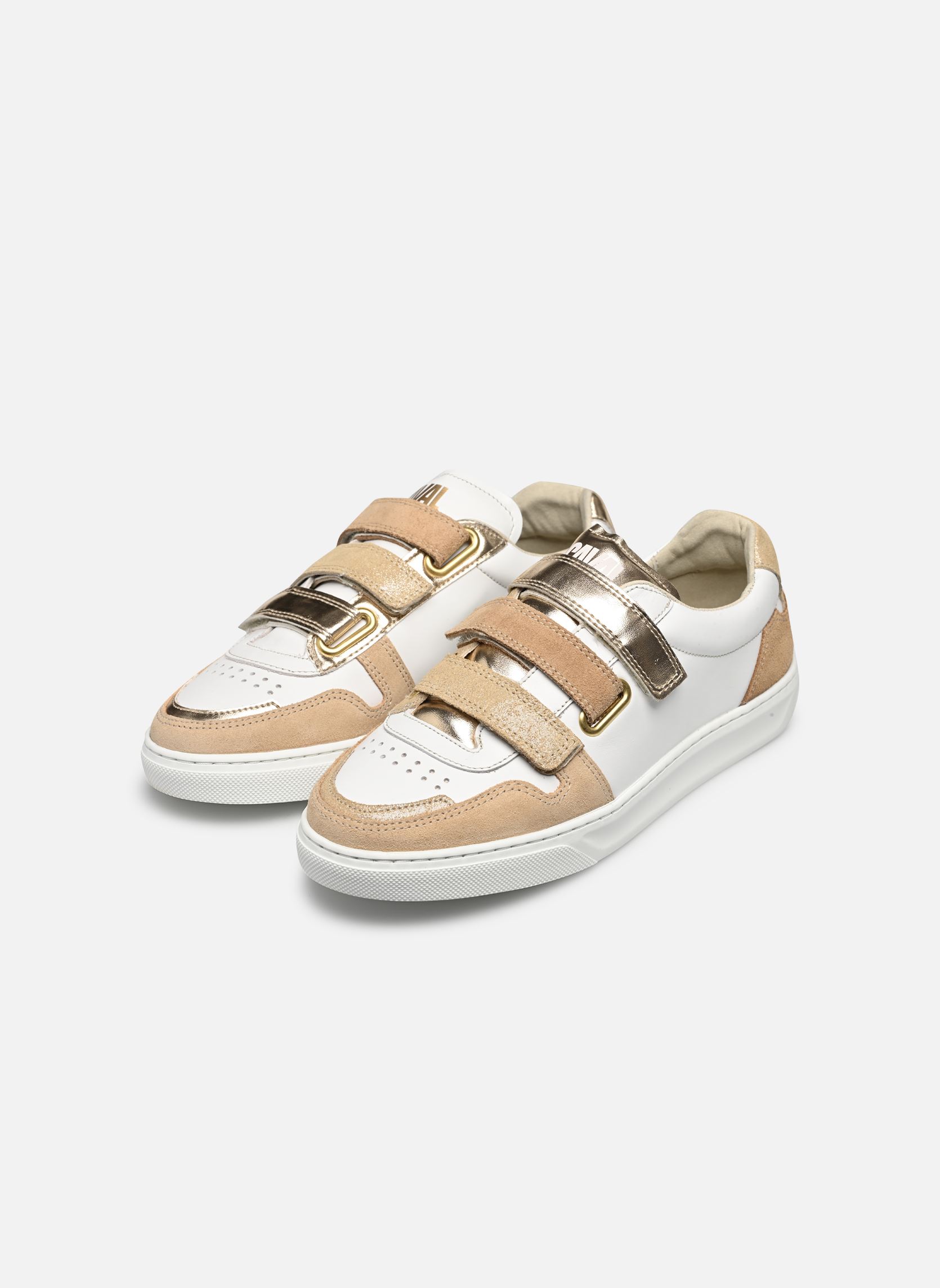 Baskets VELCROS femme blanc Caval Baskets VELCROS femme blanc Gold Digger