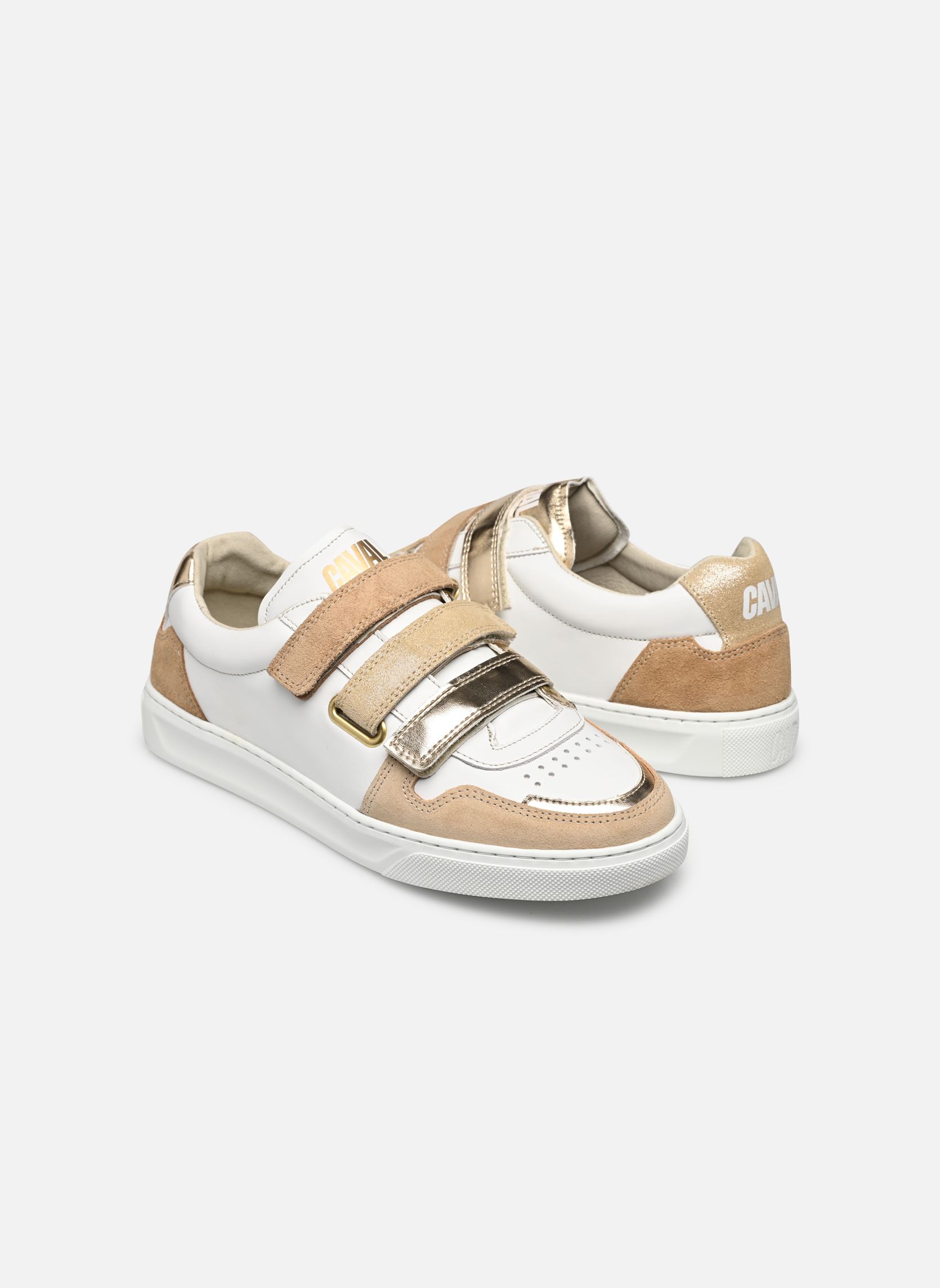 Baskets VELCROS femme blanc Caval Baskets VELCROS femme blanc Gold Digger