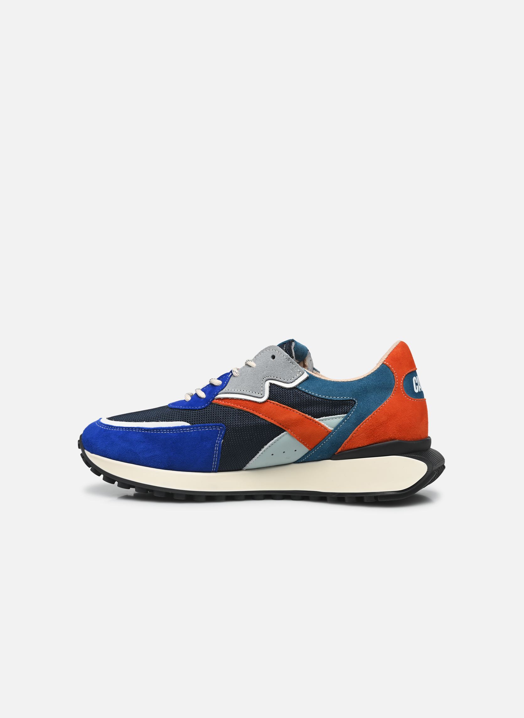 Baskets running Slide M homme bleu Caval Baskets running Slide M homme bleu Electrik Tangerine
