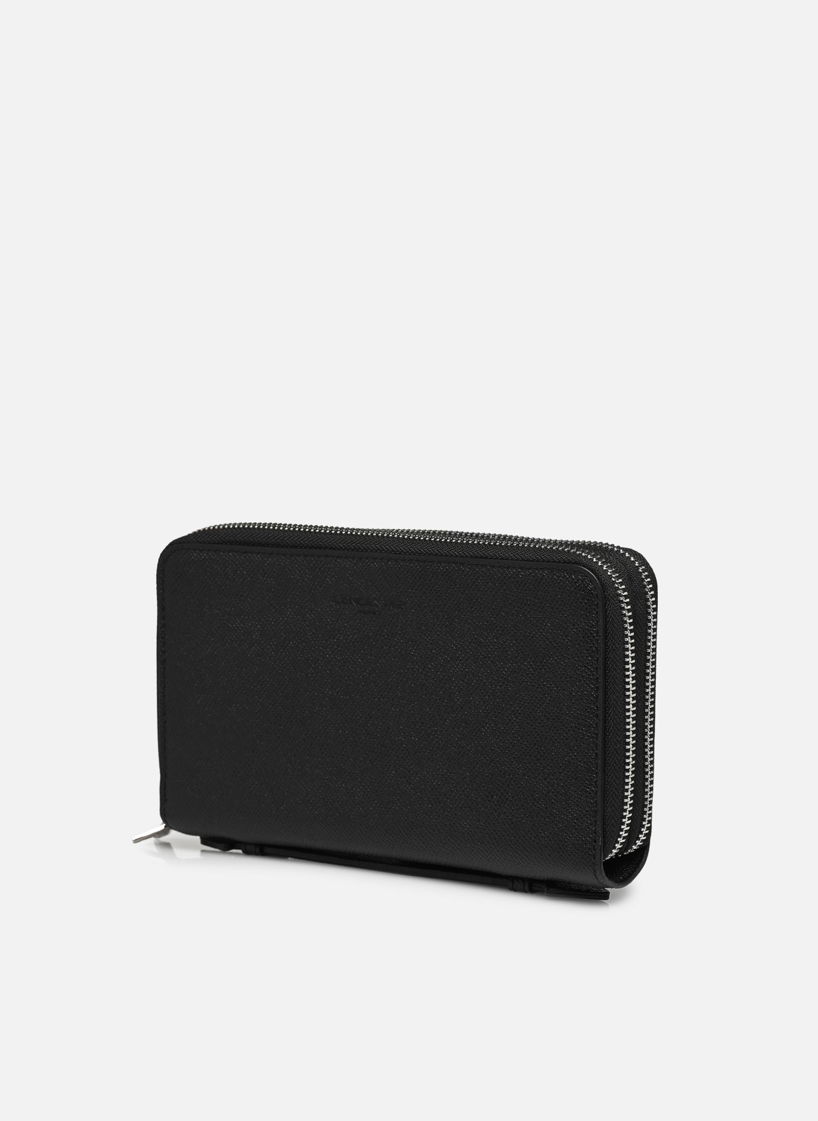 Portemonnees Compagnon Double Zip Delphino Lucas heren zwart Lancaster Portemonnees Compagnon Double Zip Delphino Lucas heren zwart NOIR