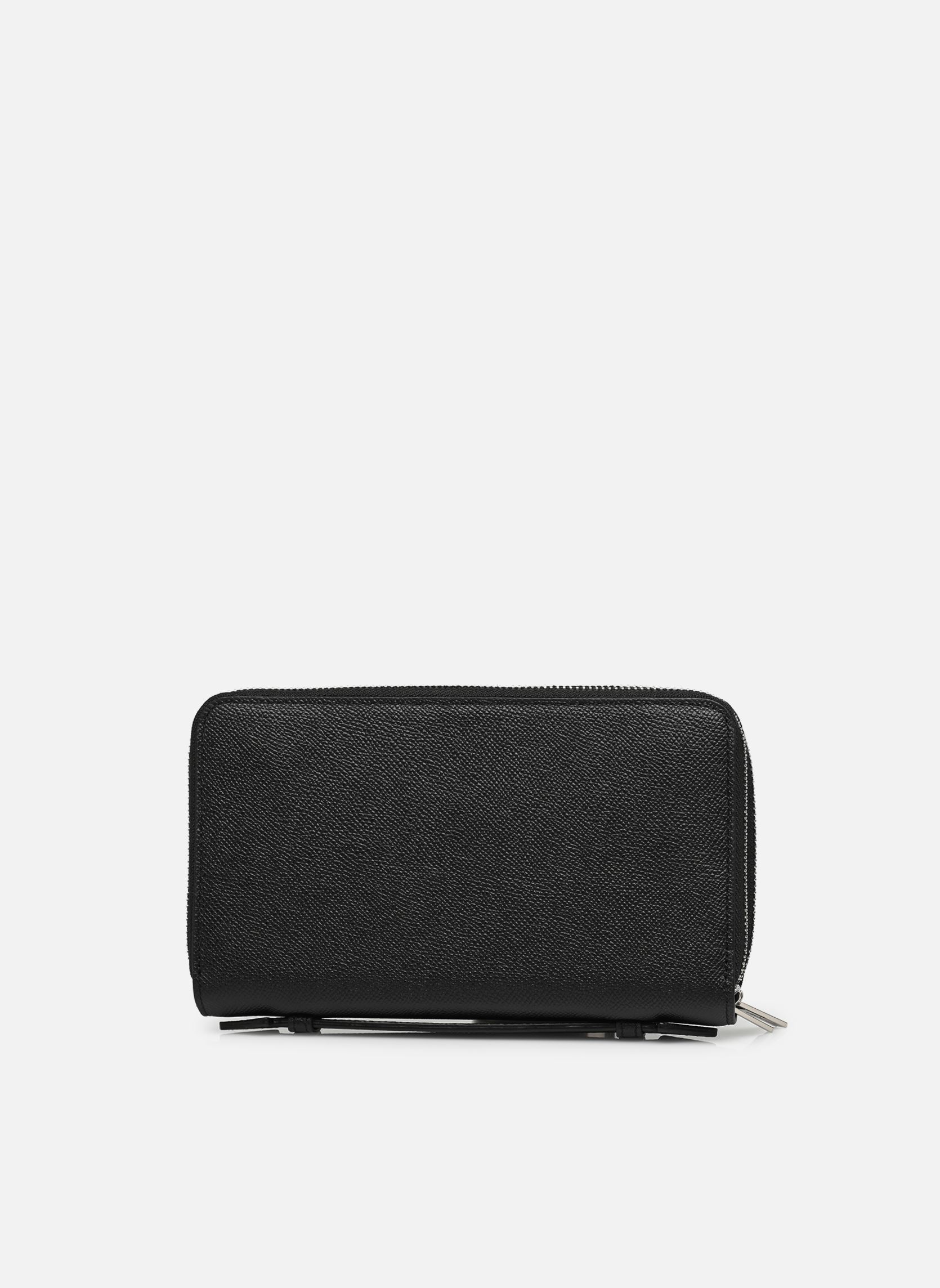 Portemonnees Compagnon Double Zip Delphino Lucas heren zwart Lancaster Portemonnees Compagnon Double Zip Delphino Lucas heren zwart NOIR