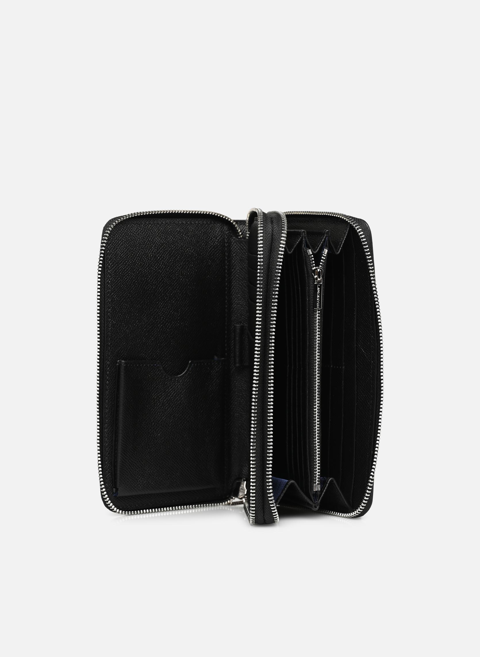 Portemonnees Compagnon Double Zip Delphino Lucas heren zwart Lancaster Portemonnees Compagnon Double Zip Delphino Lucas heren zwart NOIR
