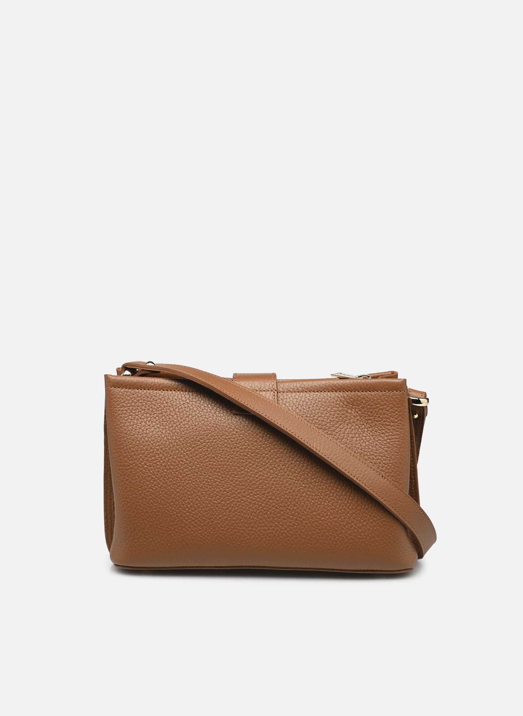 Sacs bandoulière Sac trotteur Zippé Top Double femme marron Lancaster Sacs bandoulière Sac trotteur Zippé Top Double femme marron CAMEL - IN - ORANGE