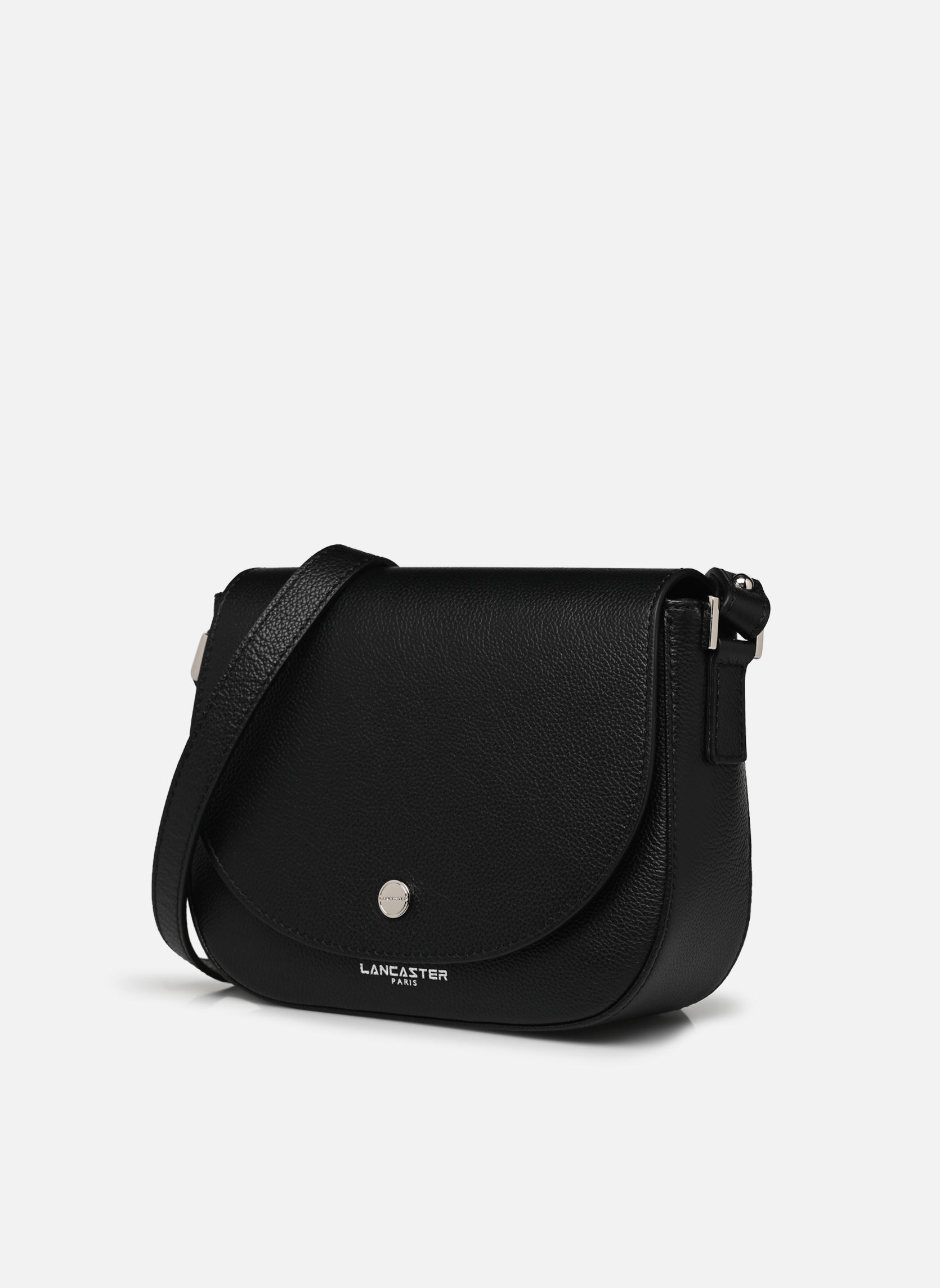 Umhängetaschen Sac trotteur A rabat aimanté Firenze damen schwarz Lancaster Umhängetaschen Sac trotteur A rabat aimanté Firenze damen schwarz NOIR