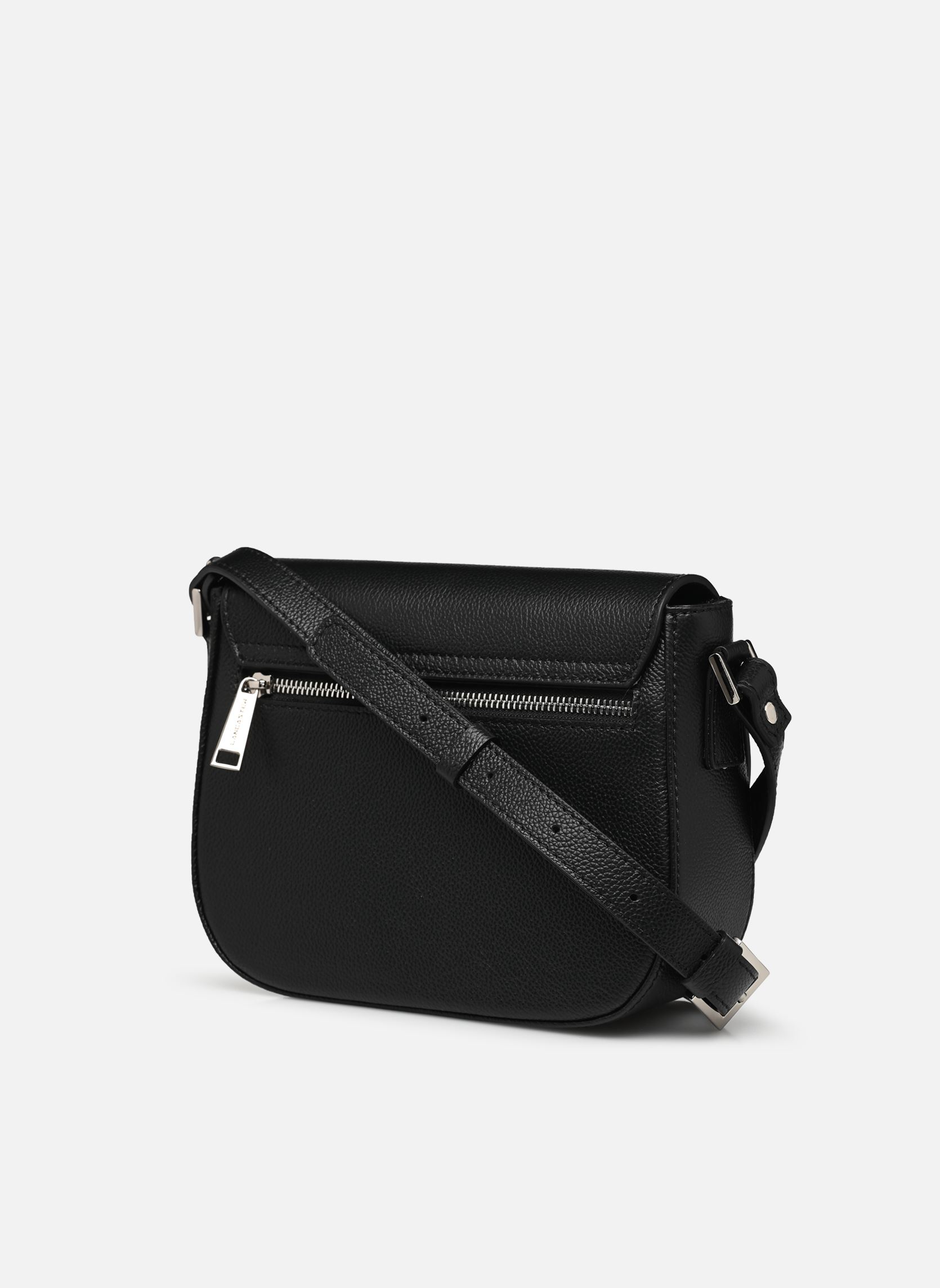 Umhängetaschen Sac trotteur A rabat aimanté Firenze damen schwarz Lancaster Umhängetaschen Sac trotteur A rabat aimanté Firenze damen schwarz NOIR