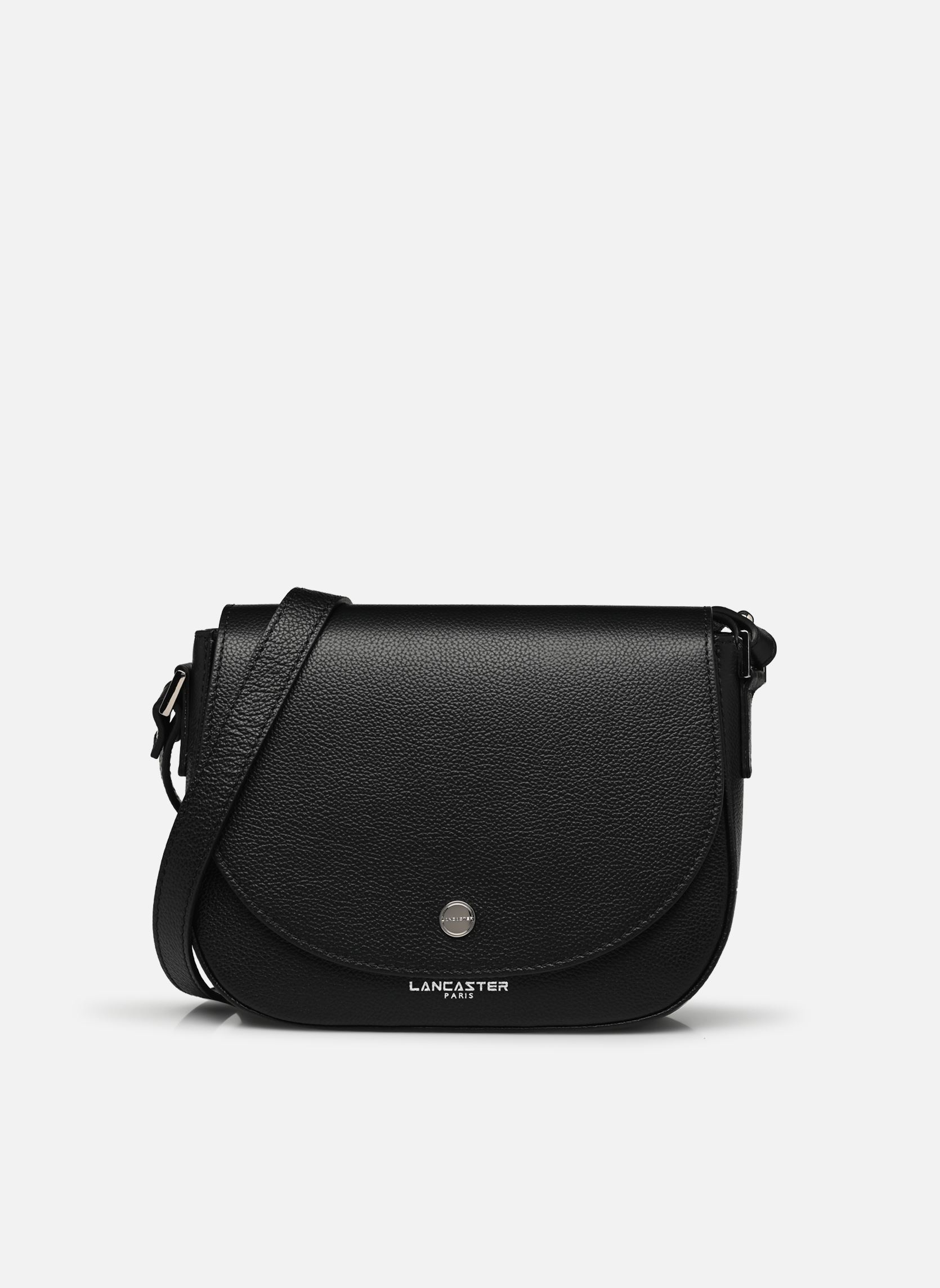 Umhängetaschen Sac trotteur A rabat aimanté Firenze damen schwarz Lancaster Umhängetaschen Sac trotteur A rabat aimanté Firenze damen schwarz NOIR