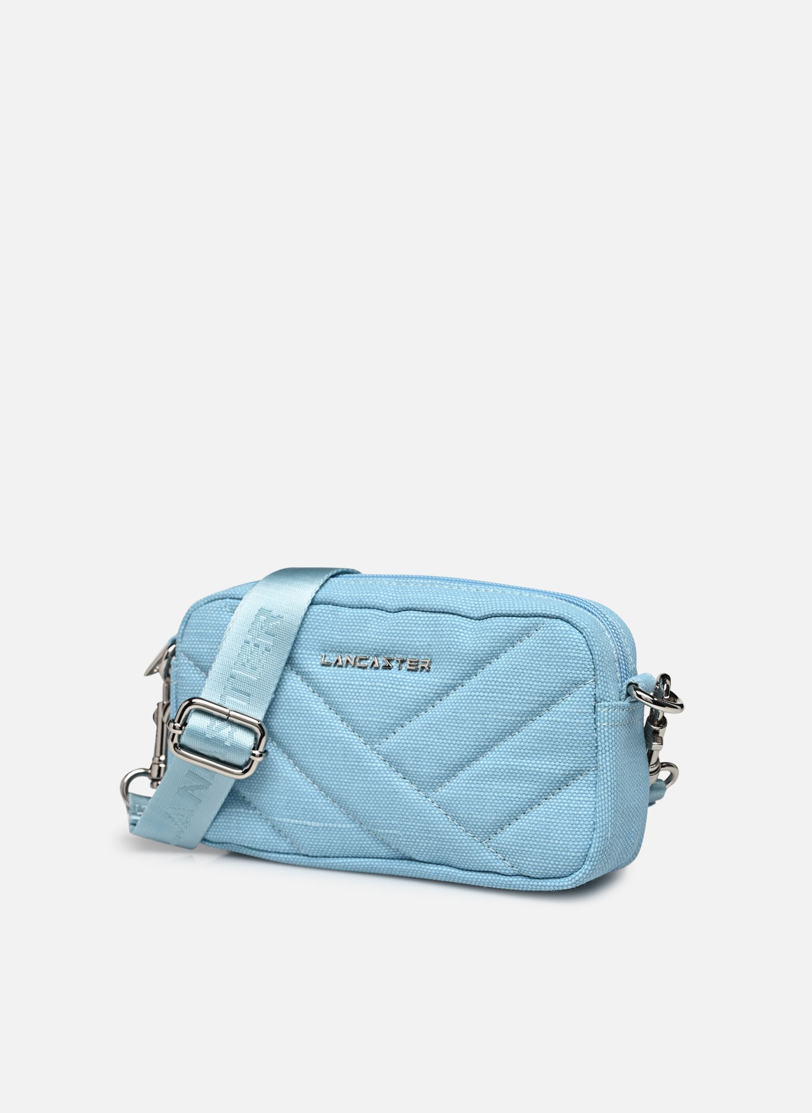 Schoudertassen Pochette smartphone Zippé Canvas Matelas dames blauw Lancaster Schoudertassen Pochette smartphone Zippé Canvas Matelas dames blauw LAGON