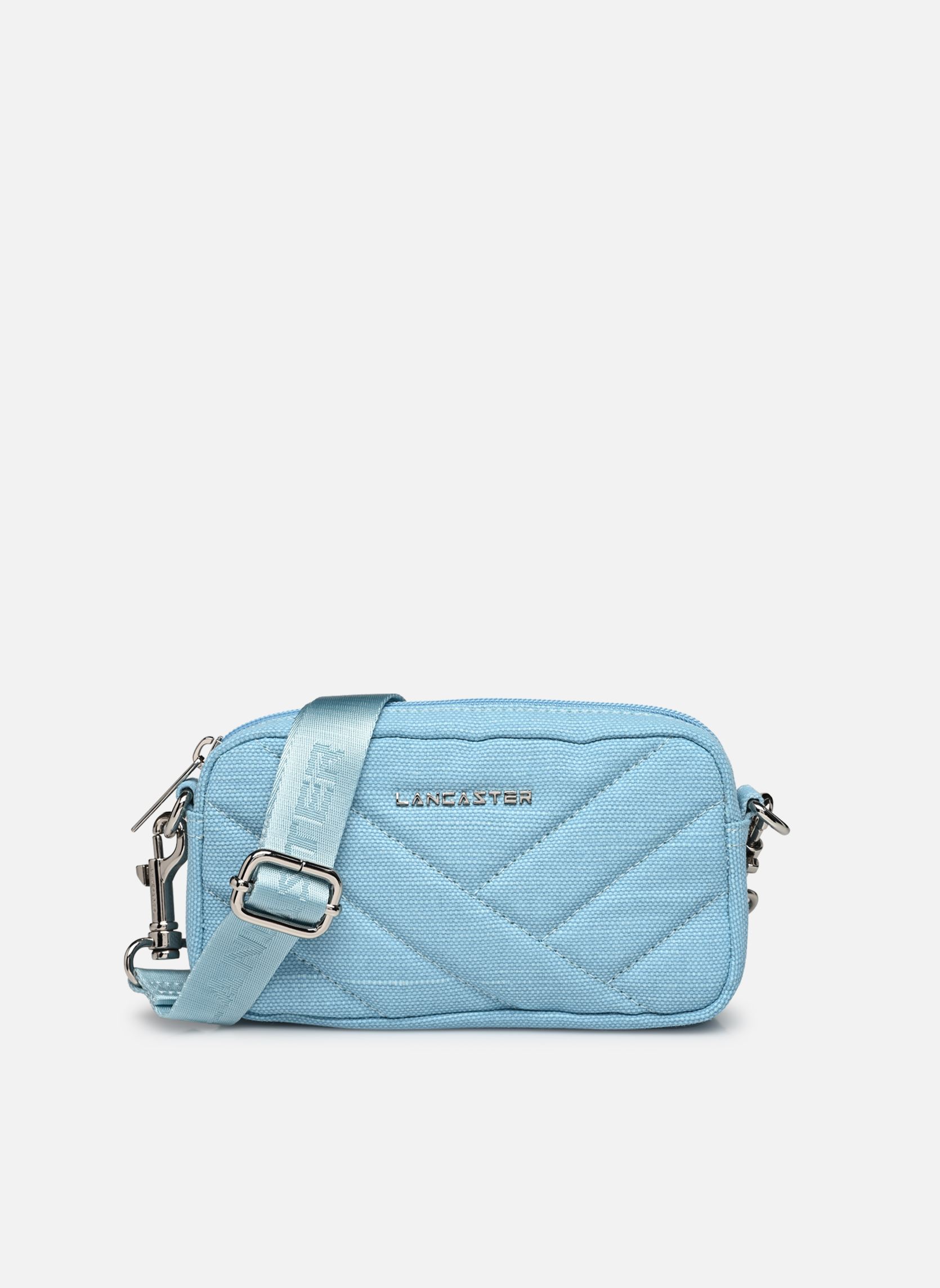 Schoudertassen Pochette smartphone Zippé Canvas Matelas dames blauw Lancaster Schoudertassen Pochette smartphone Zippé Canvas Matelas dames blauw LAGON