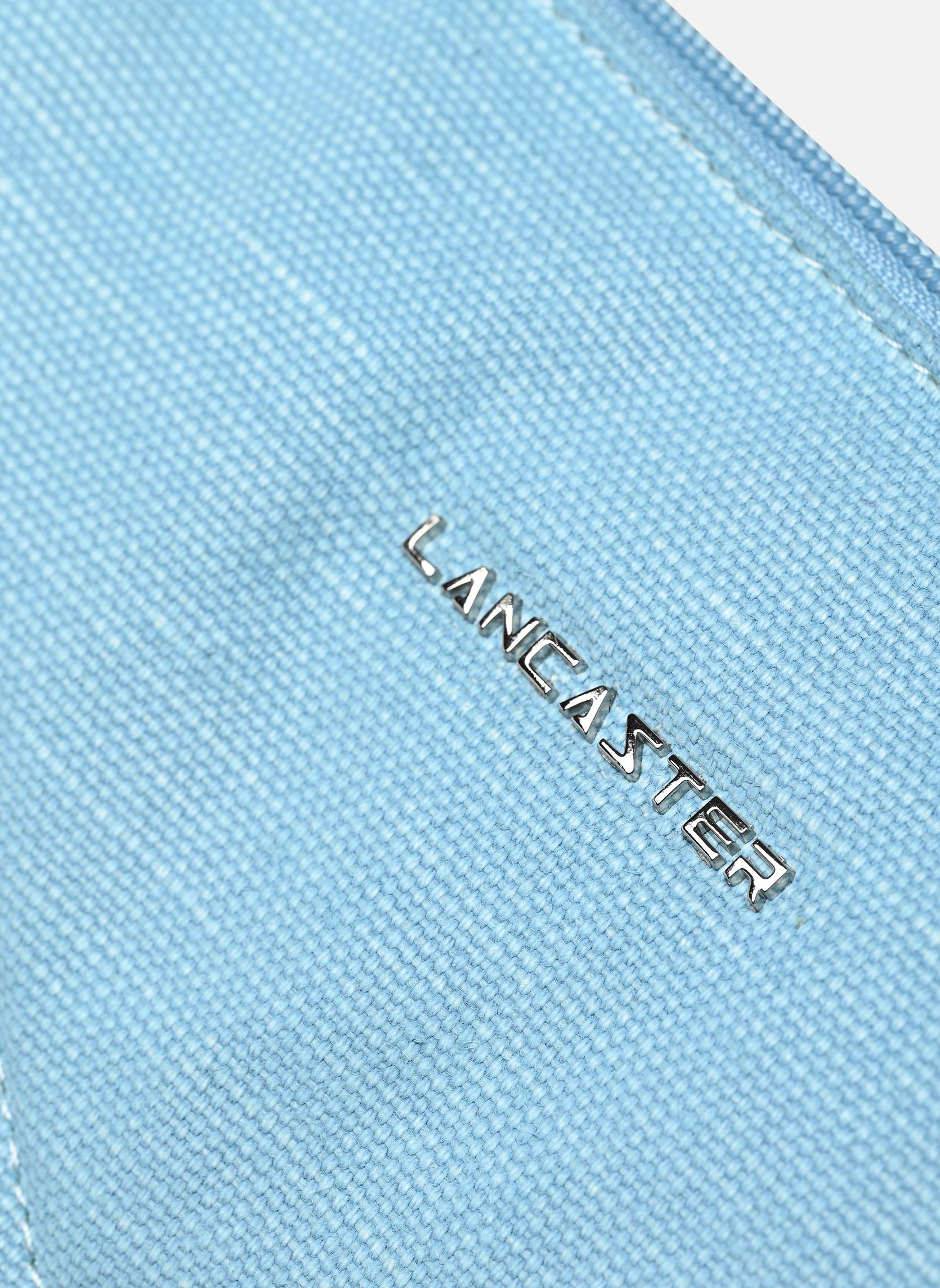 Umhängetaschen Pochette Zippé M Canvas Matelassé damen blau Lancaster Umhängetaschen Pochette Zippé M Canvas Matelassé damen blau LAGON
