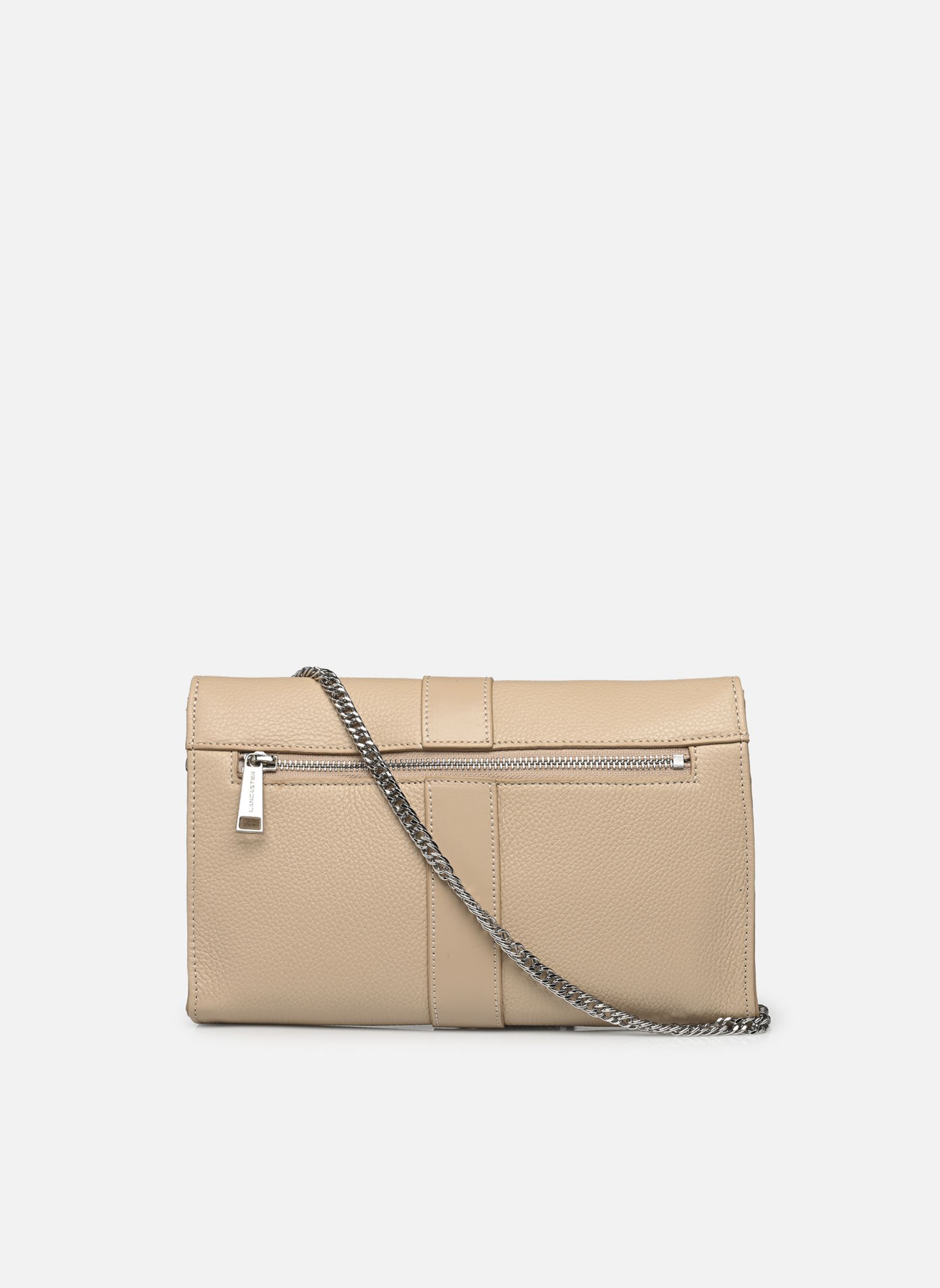 Schoudertassen Pochette A rabat avec fermoir Milano Del dames beige Lancaster Schoudertassen Pochette A rabat avec fermoir Milano Del dames beige BEIGE FONCÉ