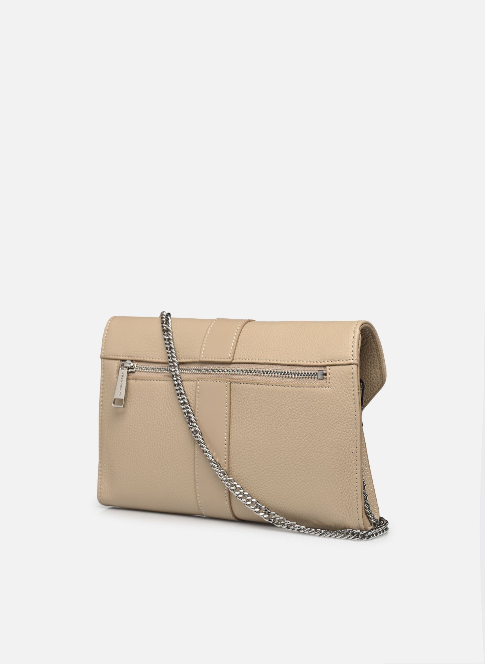 Schoudertassen Pochette A rabat avec fermoir Milano Del dames beige Lancaster Schoudertassen Pochette A rabat avec fermoir Milano Del dames beige BEIGE FONCÉ