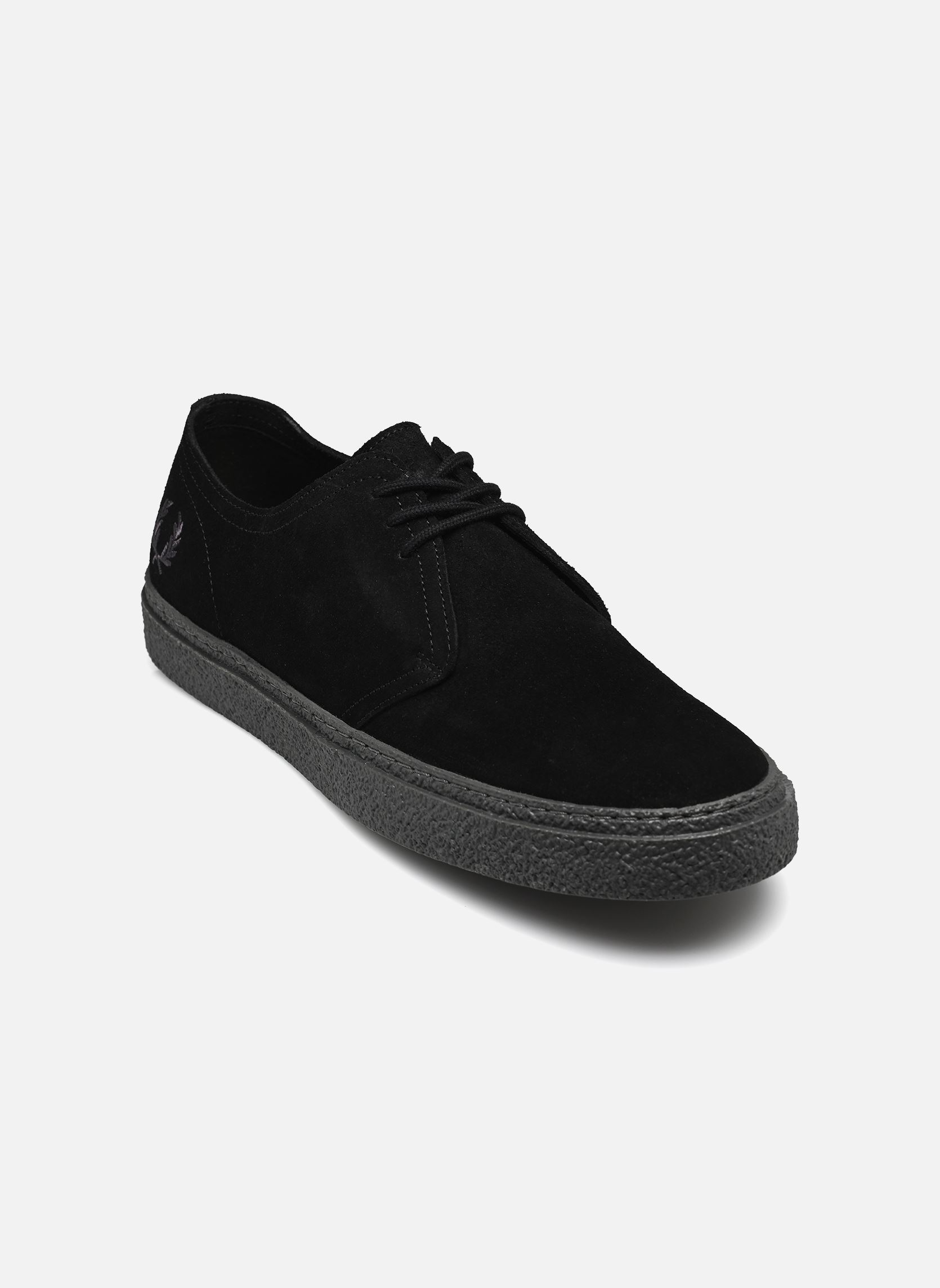Sneakers LINDEN SUEDE heren zwart Fred Perry Sneakers LINDEN SUEDE heren zwart Black