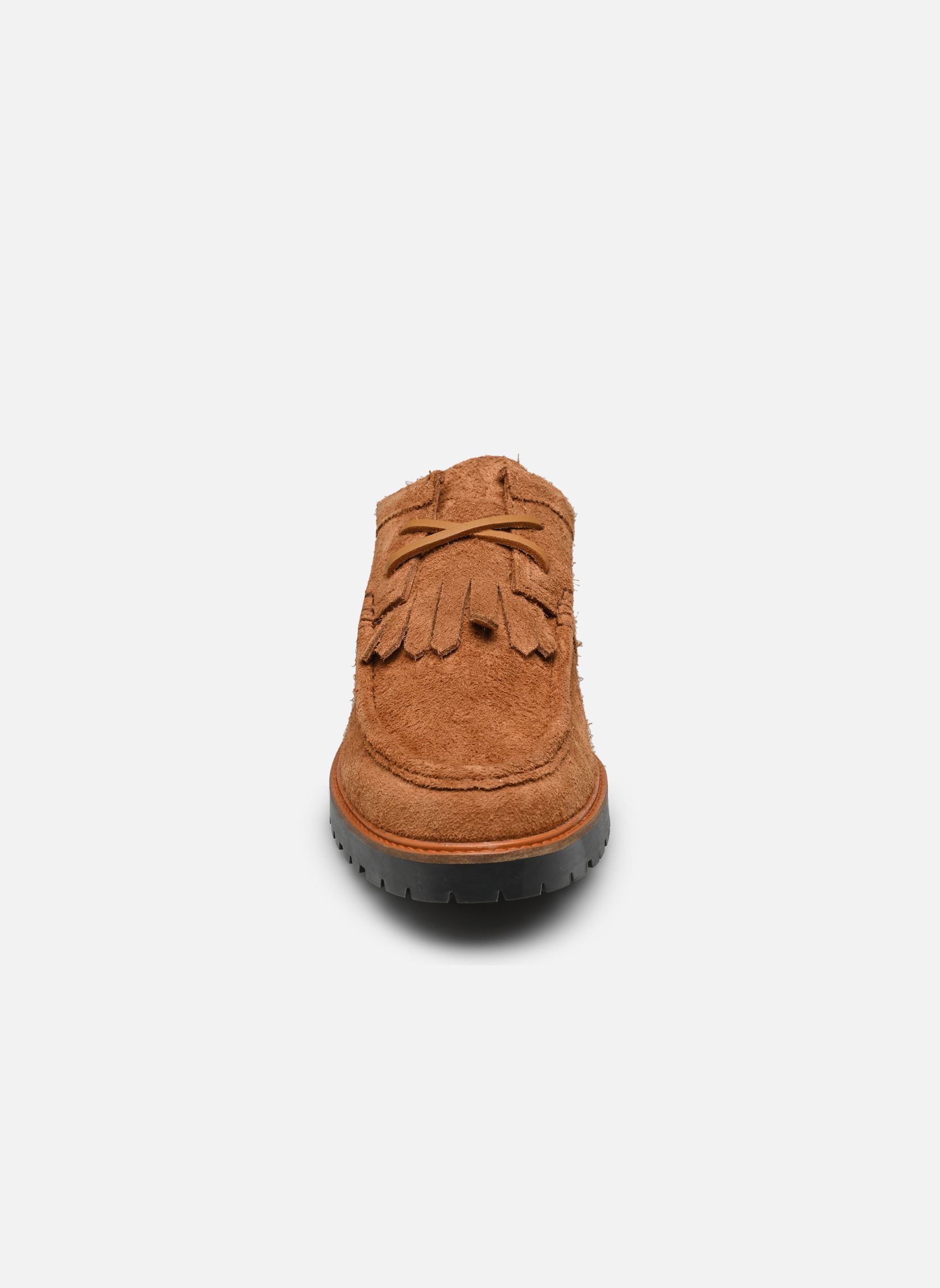 Richelieus-Schuhe KENNEY LOW HAIRY SUEDE herren braun Fred Perry Richelieus-Schuhe KENNEY LOW HAIRY SUEDE herren braun DARK CARAMEL
