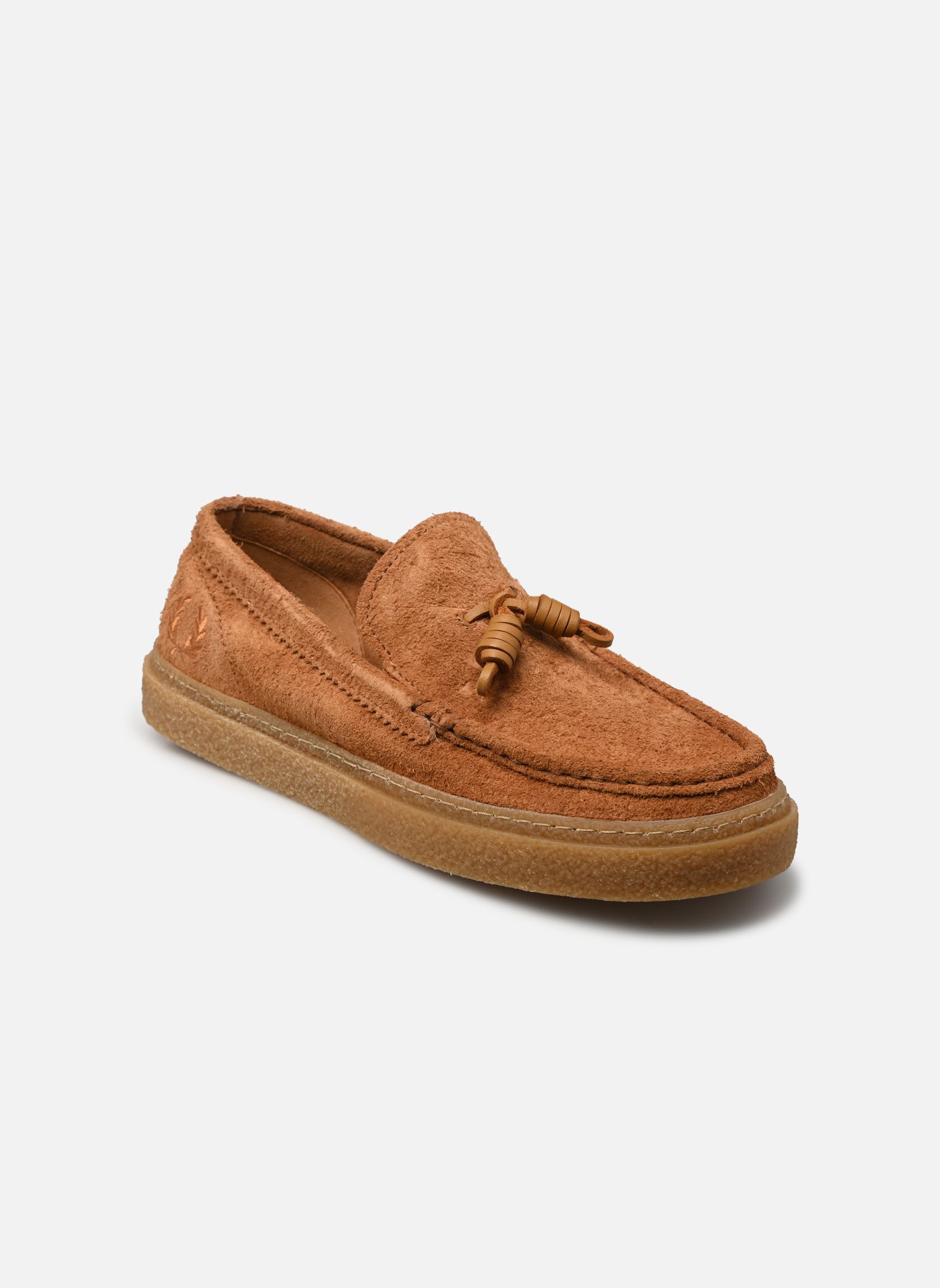 Mocassins DAWSON TASSEL LOAFER HAIRY SUE homme marron Fred Perry Mocassins DAWSON TASSEL LOAFER HAIRY SUE homme marron Dark Caramel
