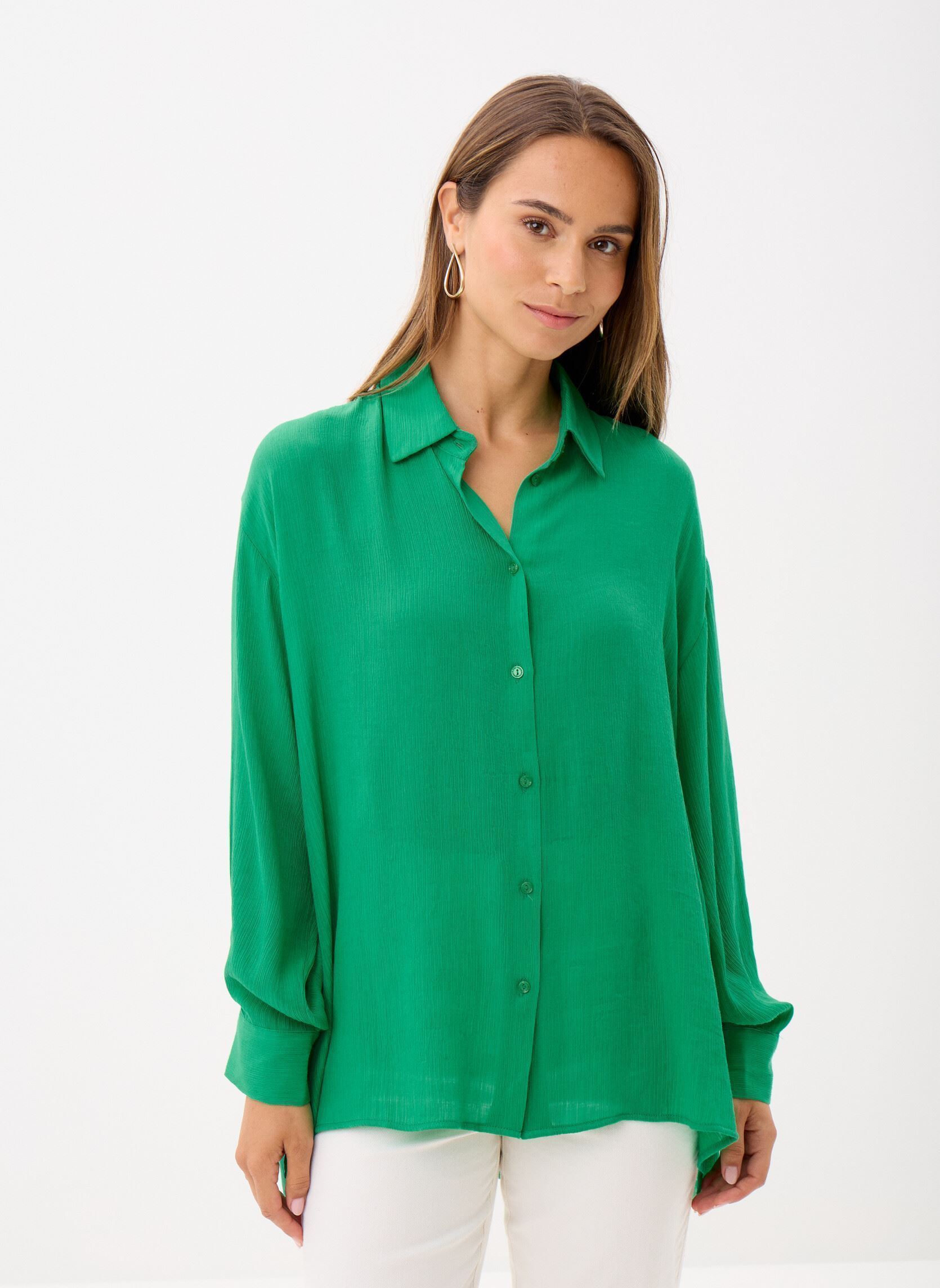 Camicie a maniche corte Market_12343 donna verde Grace & Mila Camicie a maniche corte Market_12343 donna verde Vert