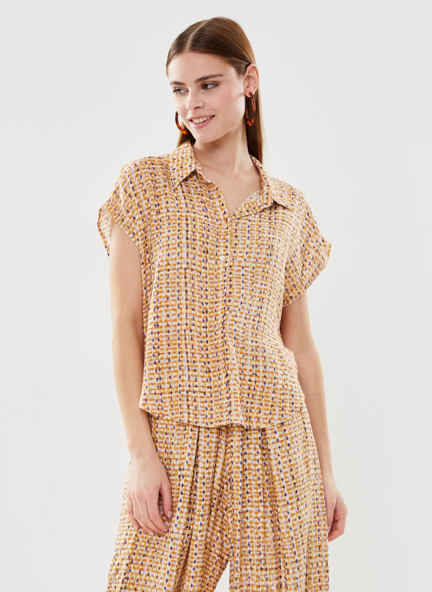 Chemises Matriochka_12327 femme beige Grace & Mila Chemises Matriochka_12327 femme beige OCRE