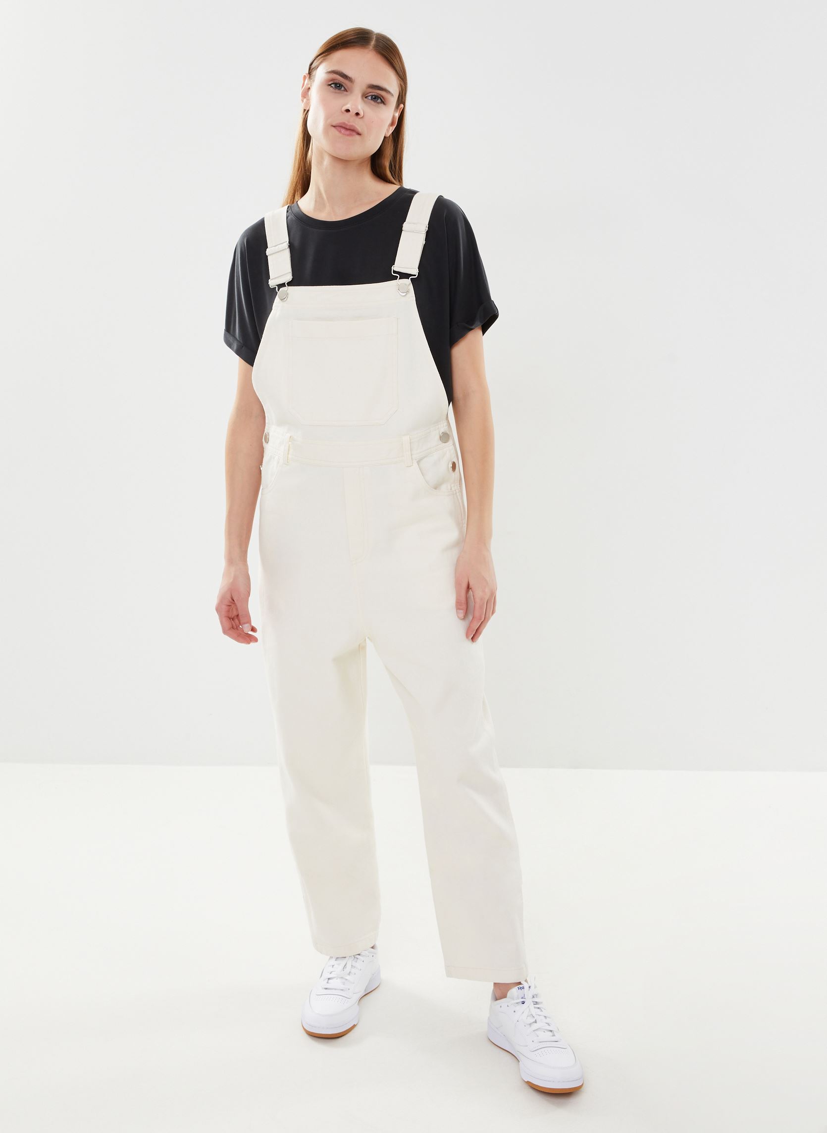 Combi-shorts Martha_12303 femme blanc Grace & Mila Combi-shorts Martha_12303 femme blanc Ecru