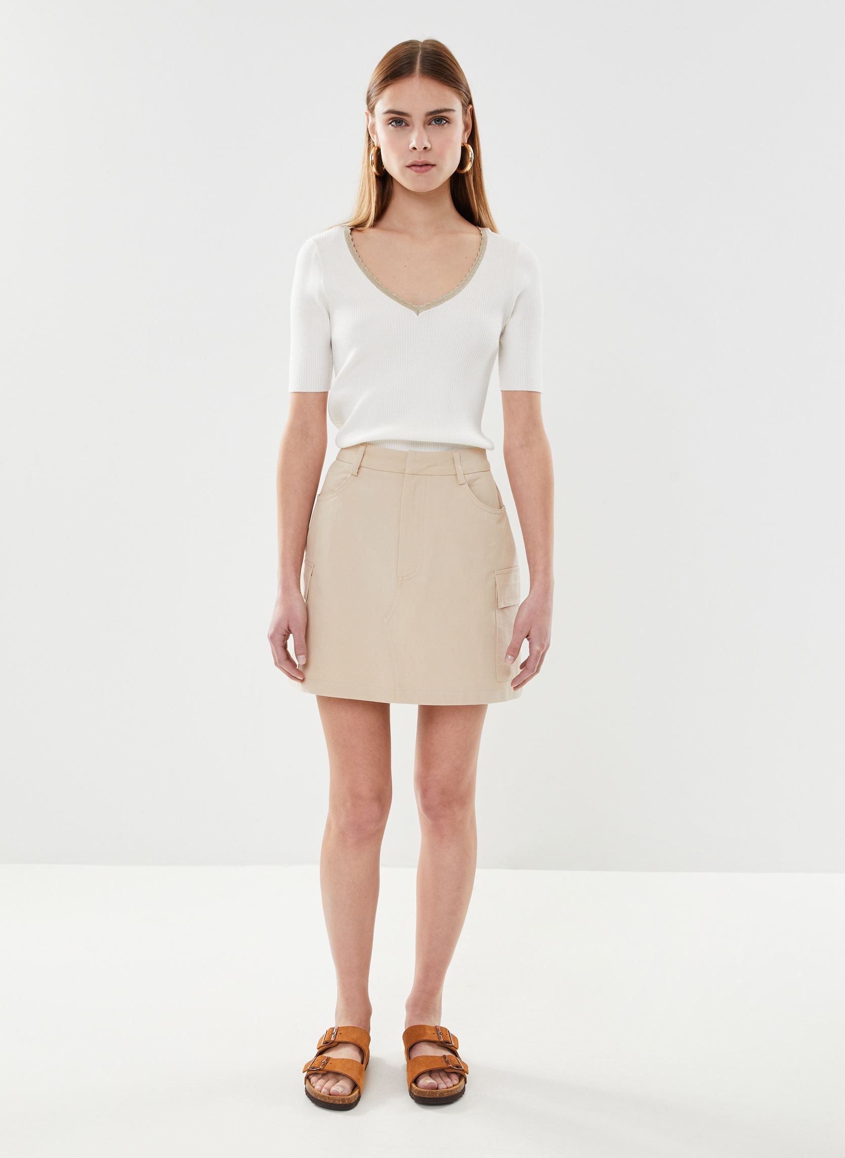 Kurze Röcke Mariah_12397 damen beige Grace & Mila Kurze Röcke Mariah_12397 damen beige BEIGE