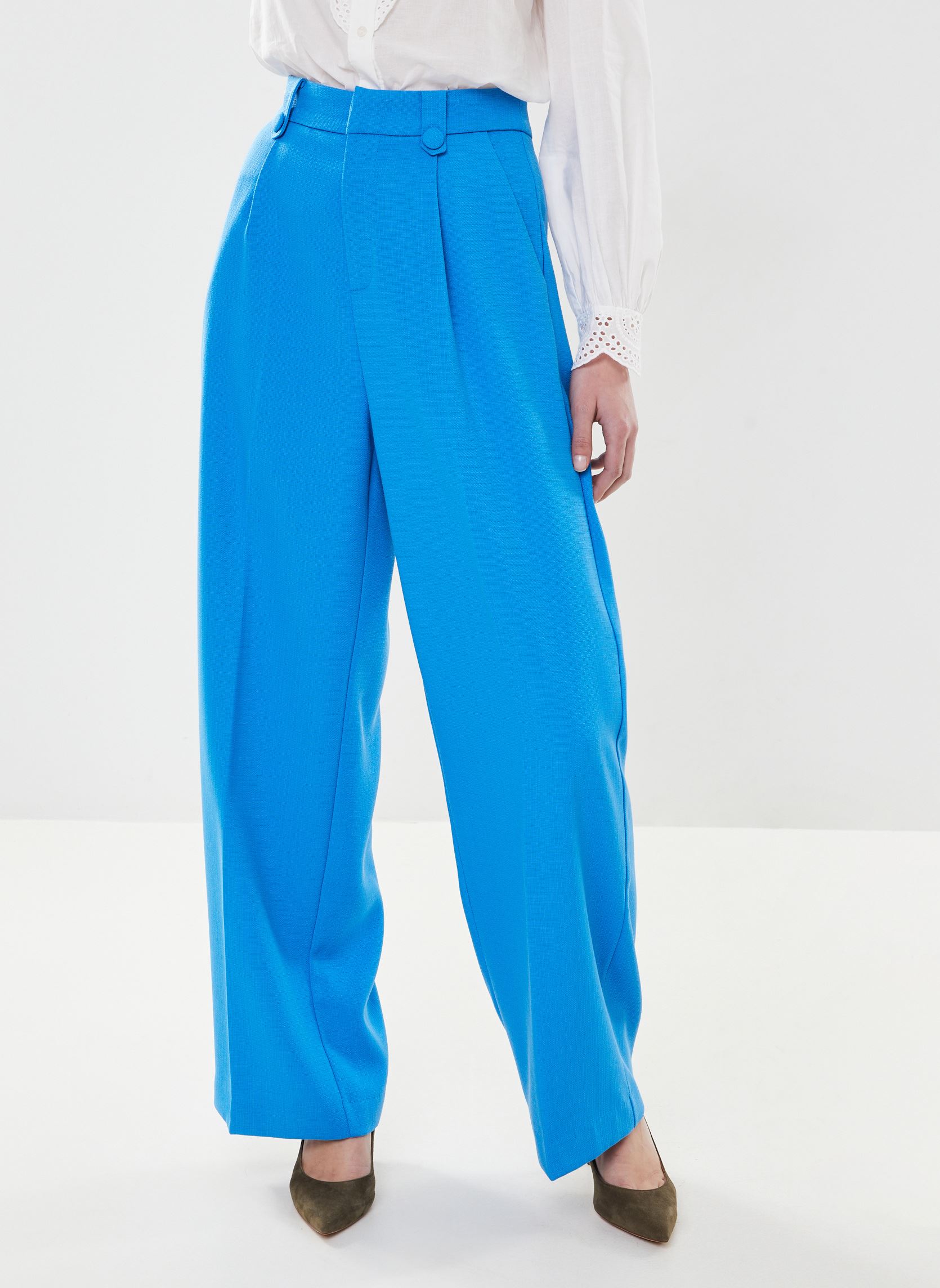 Weite Hosen Marly_12354 damen blau Grace & Mila Weite Hosen Marly_12354 damen blau Bleu