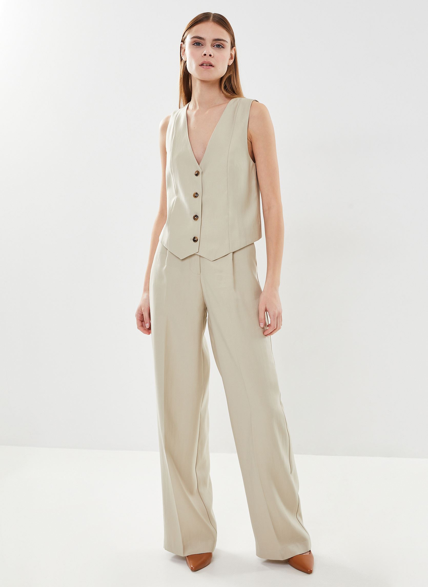 Gilets Mathieu_12374 femme beige Grace & Mila Gilets Mathieu_12374 femme beige BEIGE