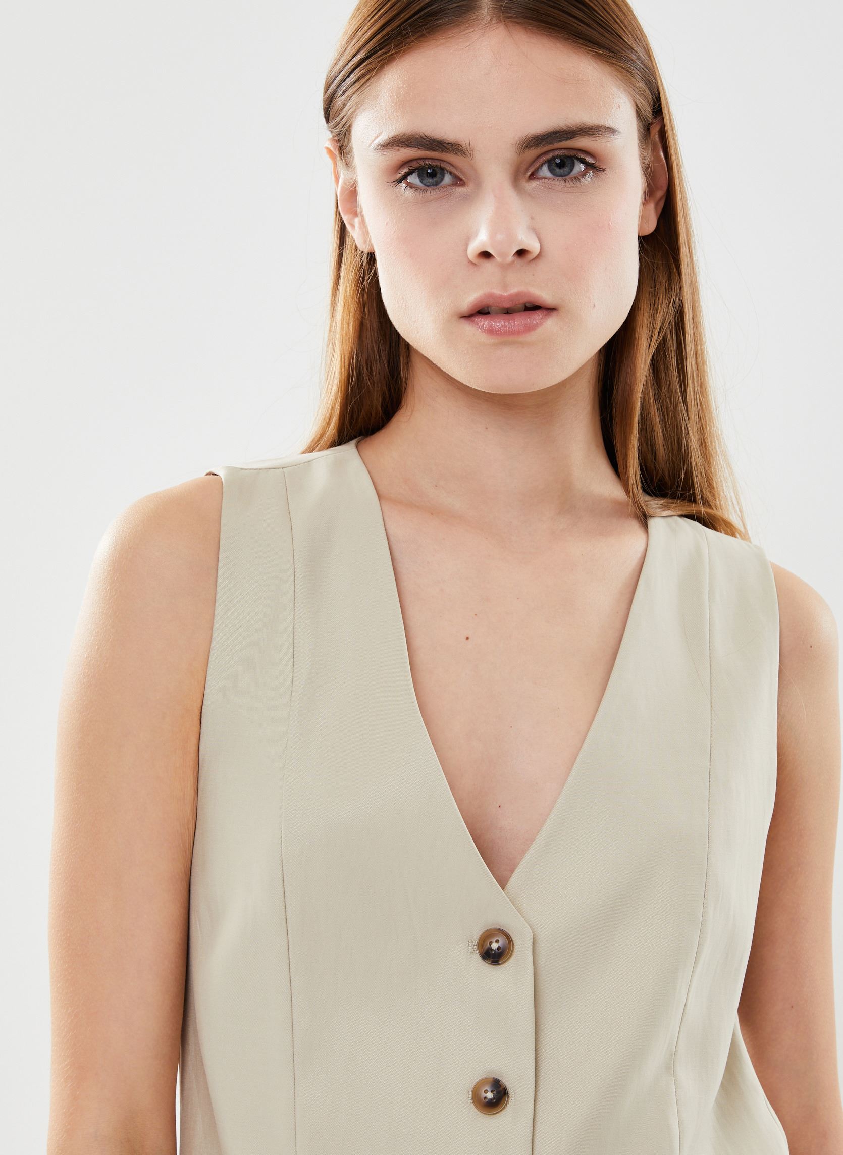 Gilets Mathieu_12374 femme beige Grace & Mila Gilets Mathieu_12374 femme beige BEIGE