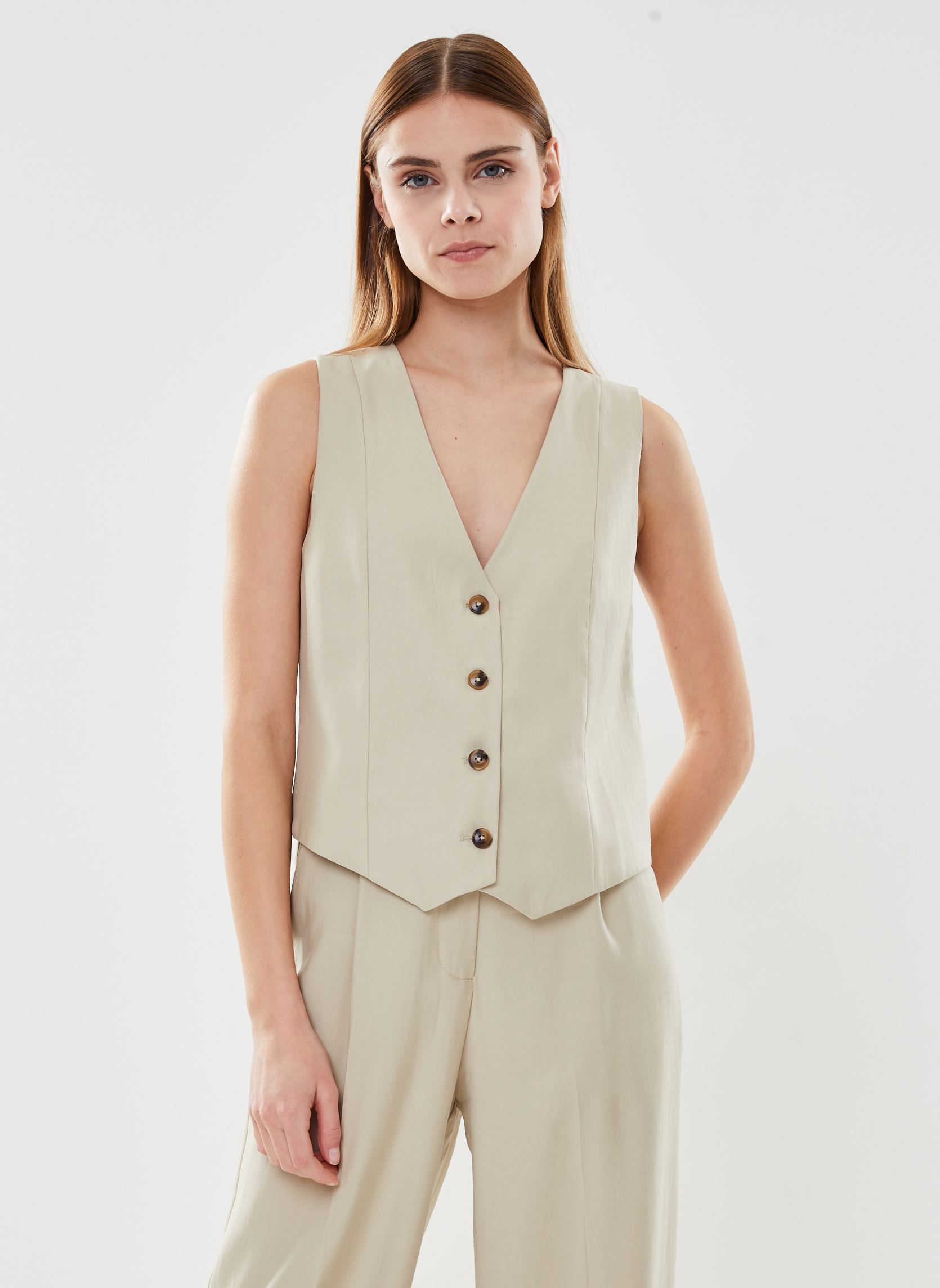 Gilets Mathieu_12374 femme beige Grace & Mila Gilets Mathieu_12374 femme beige BEIGE
