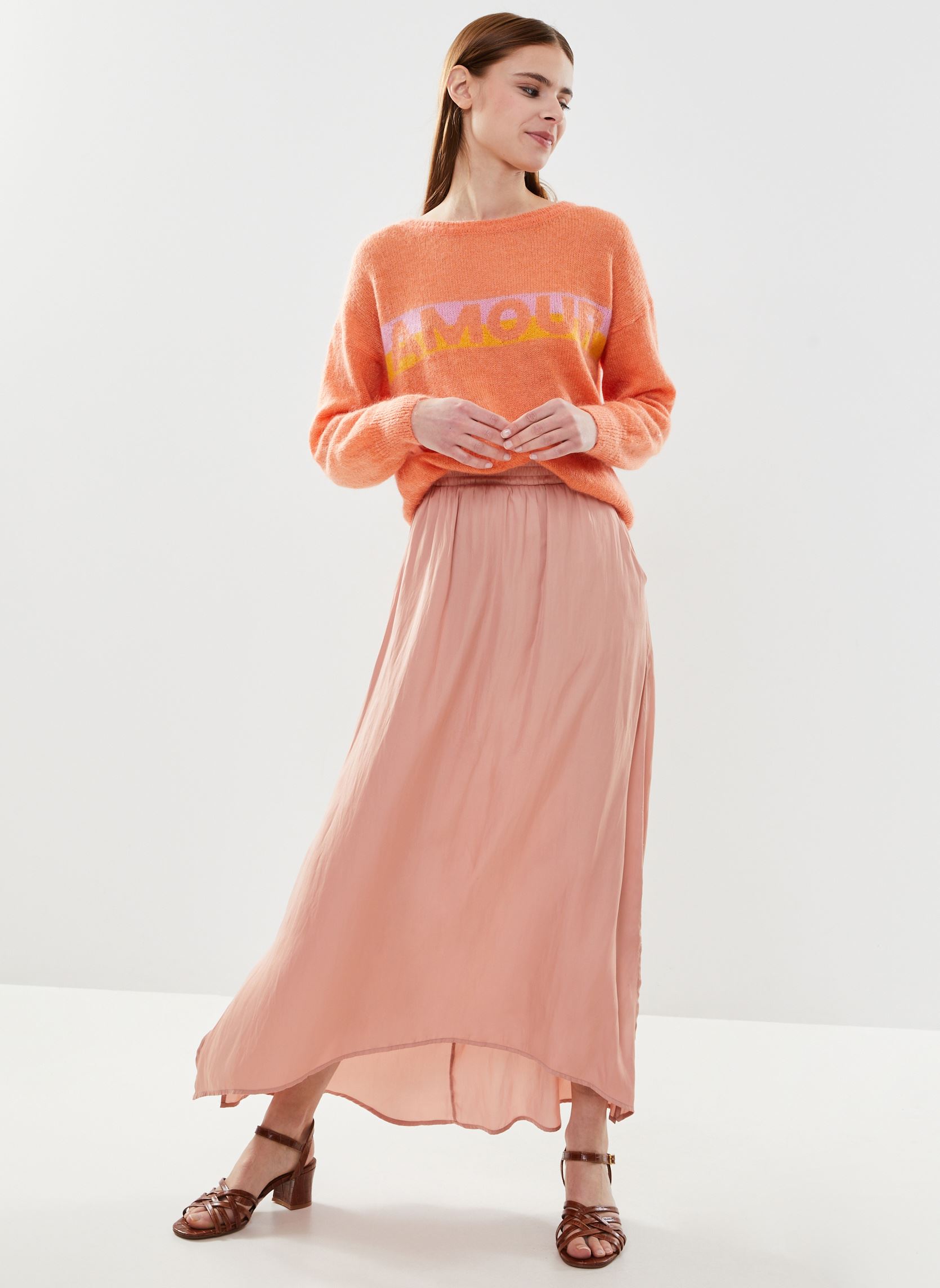 Jerseys Machou_12334 mujer naranja Grace & Mila Jerseys Machou_12334 mujer naranja Orange