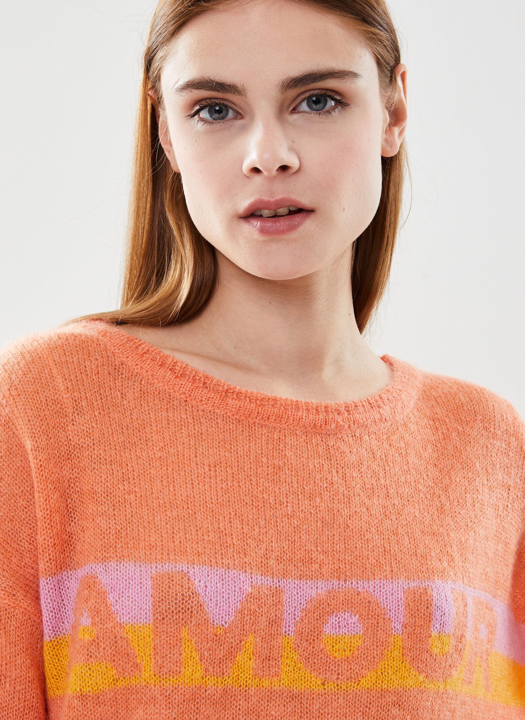 Jerseys Machou_12334 mujer naranja Grace & Mila Jerseys Machou_12334 mujer naranja Orange